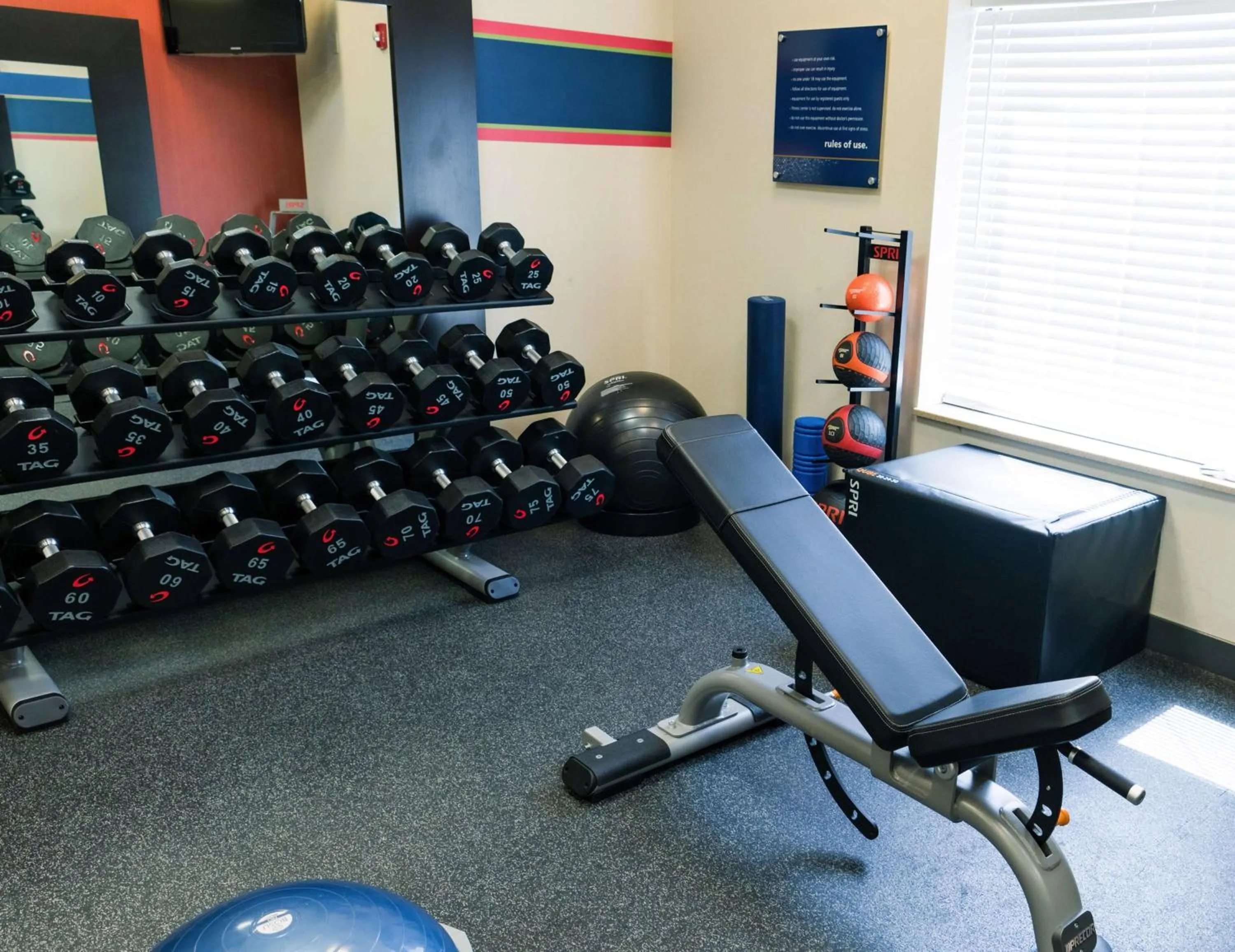 Fitness centre/facilities in Hampton Inn Greenville