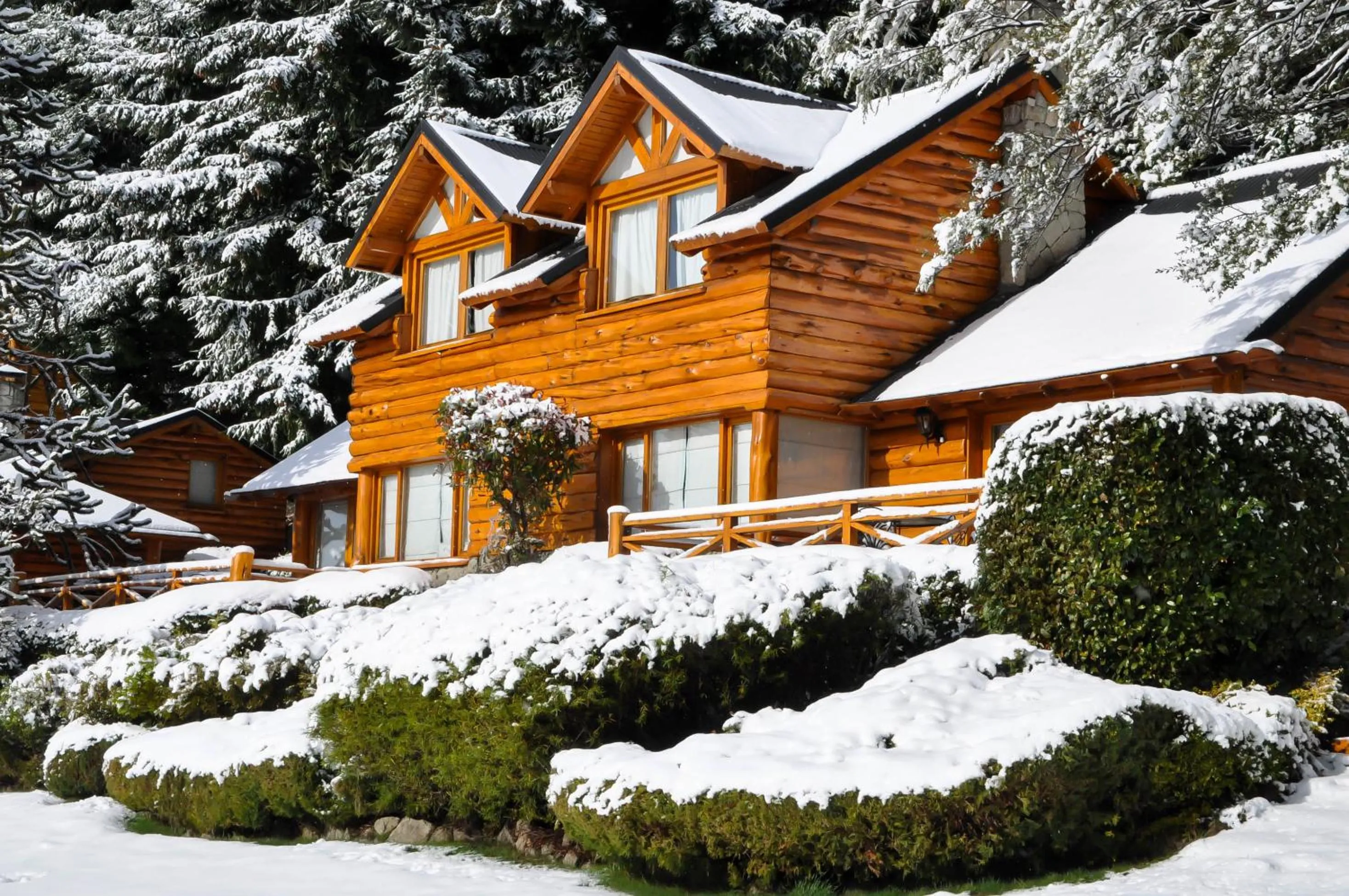 Winter in Cabañas Puerto Pireo