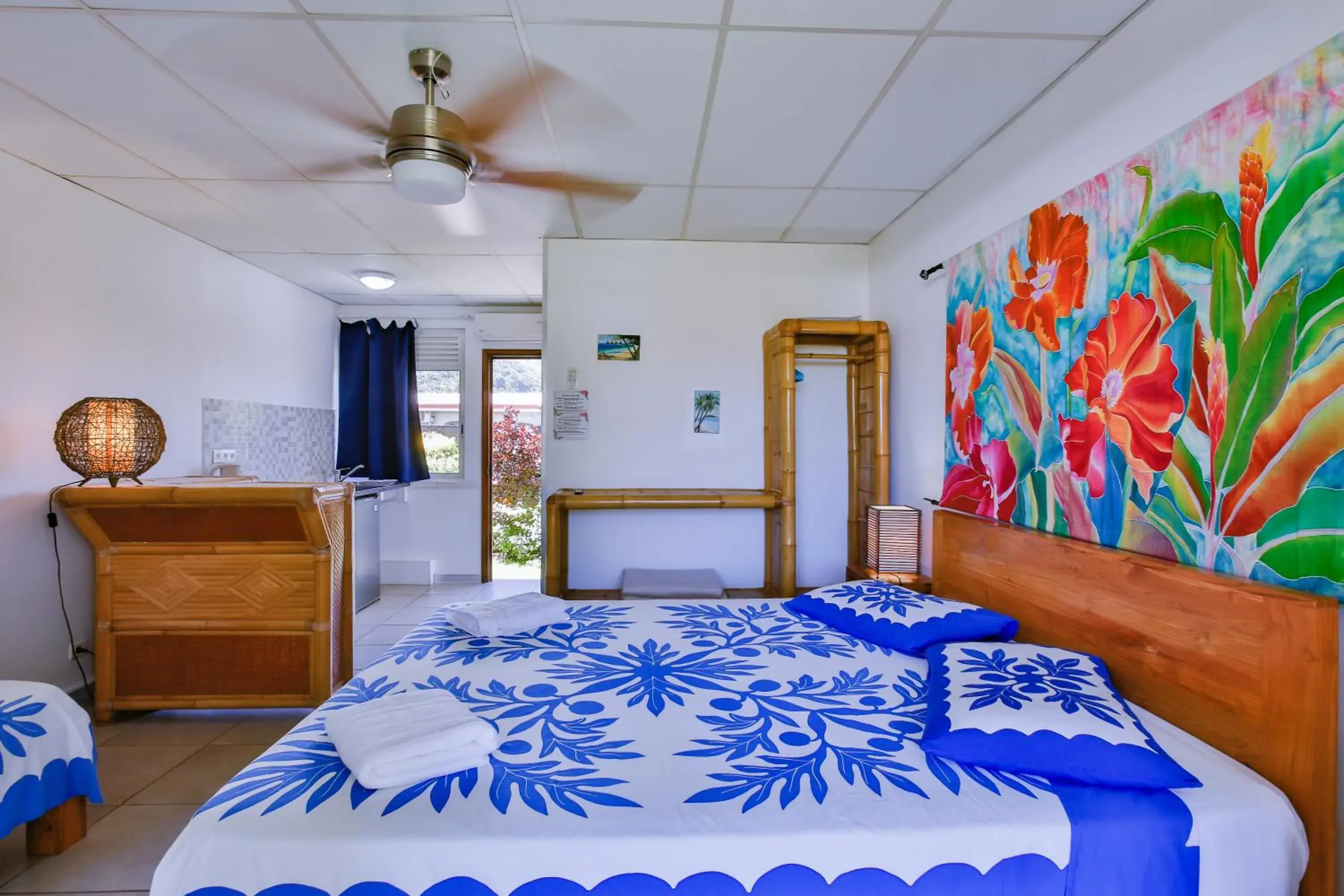 Bed in Pension De La Plage Bed in Pension De La Plage