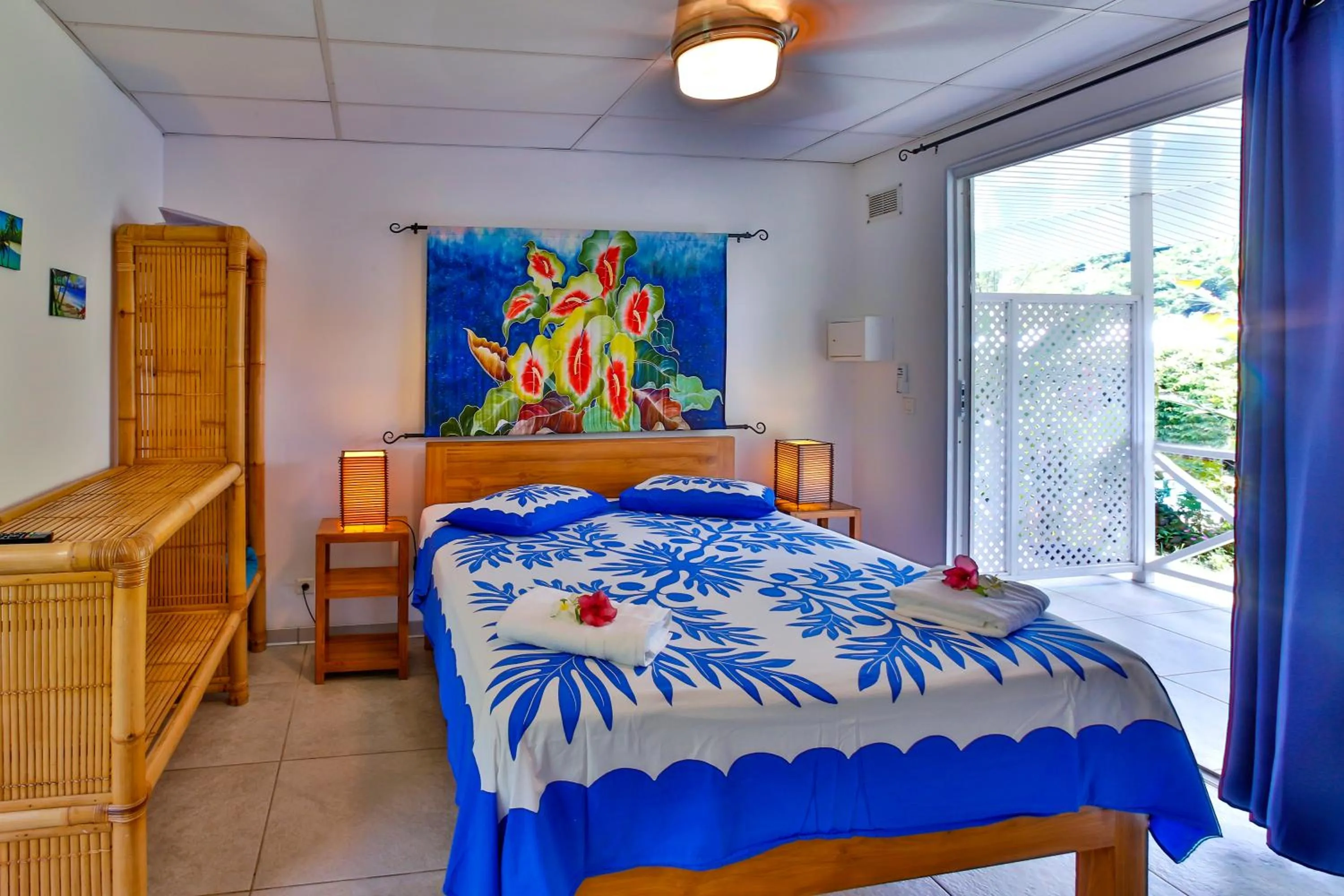 Bed in Pension De La Plage