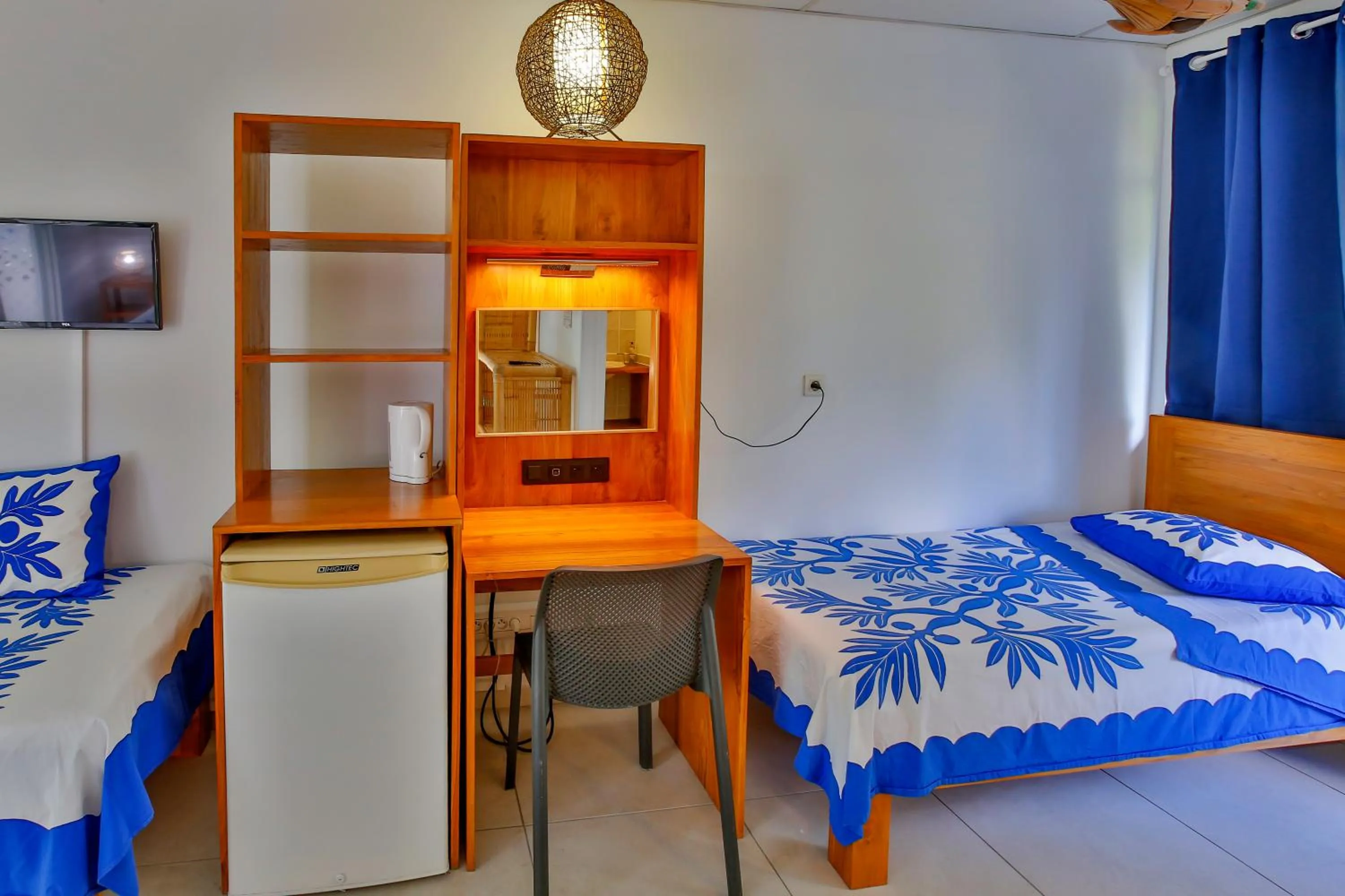 Bed in Pension De La Plage