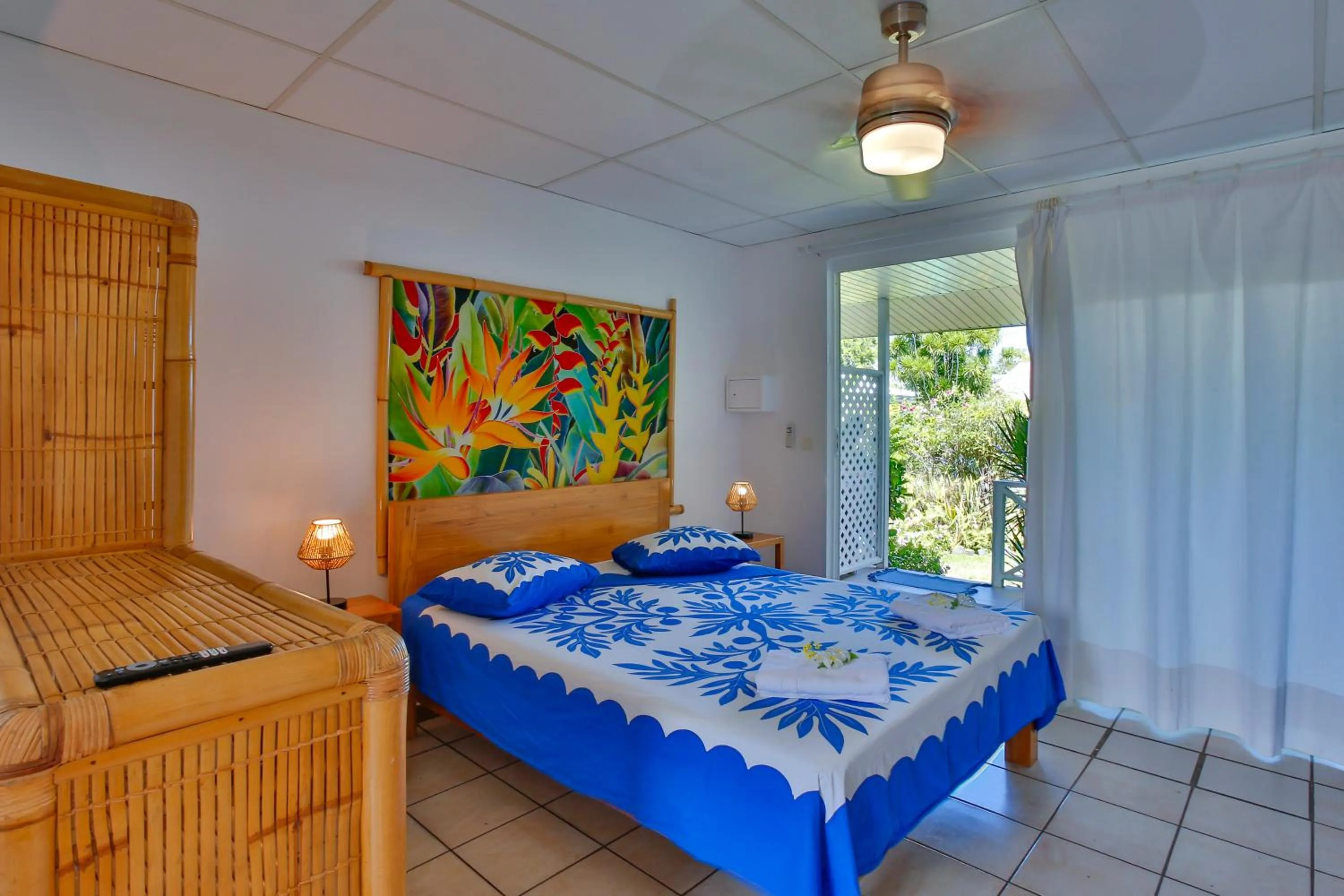 Bed in Pension De La Plage