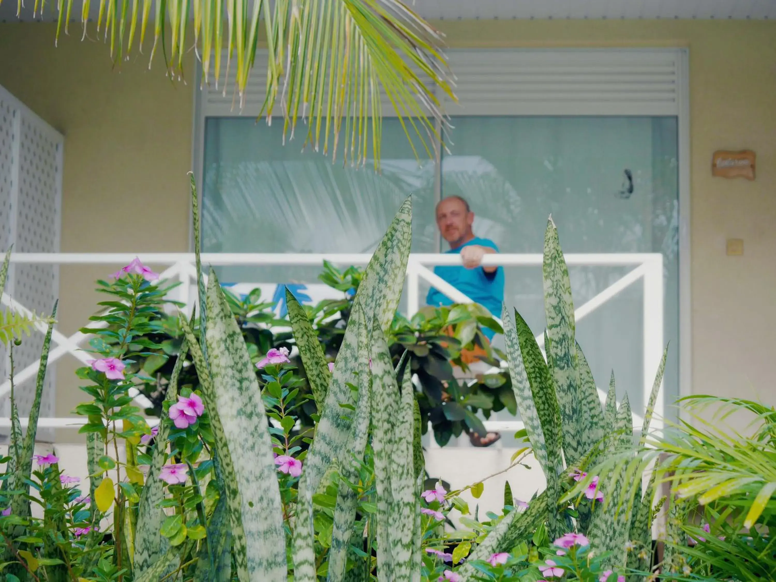 Property building in Pension De La Plage Property building in Pension De La Plage