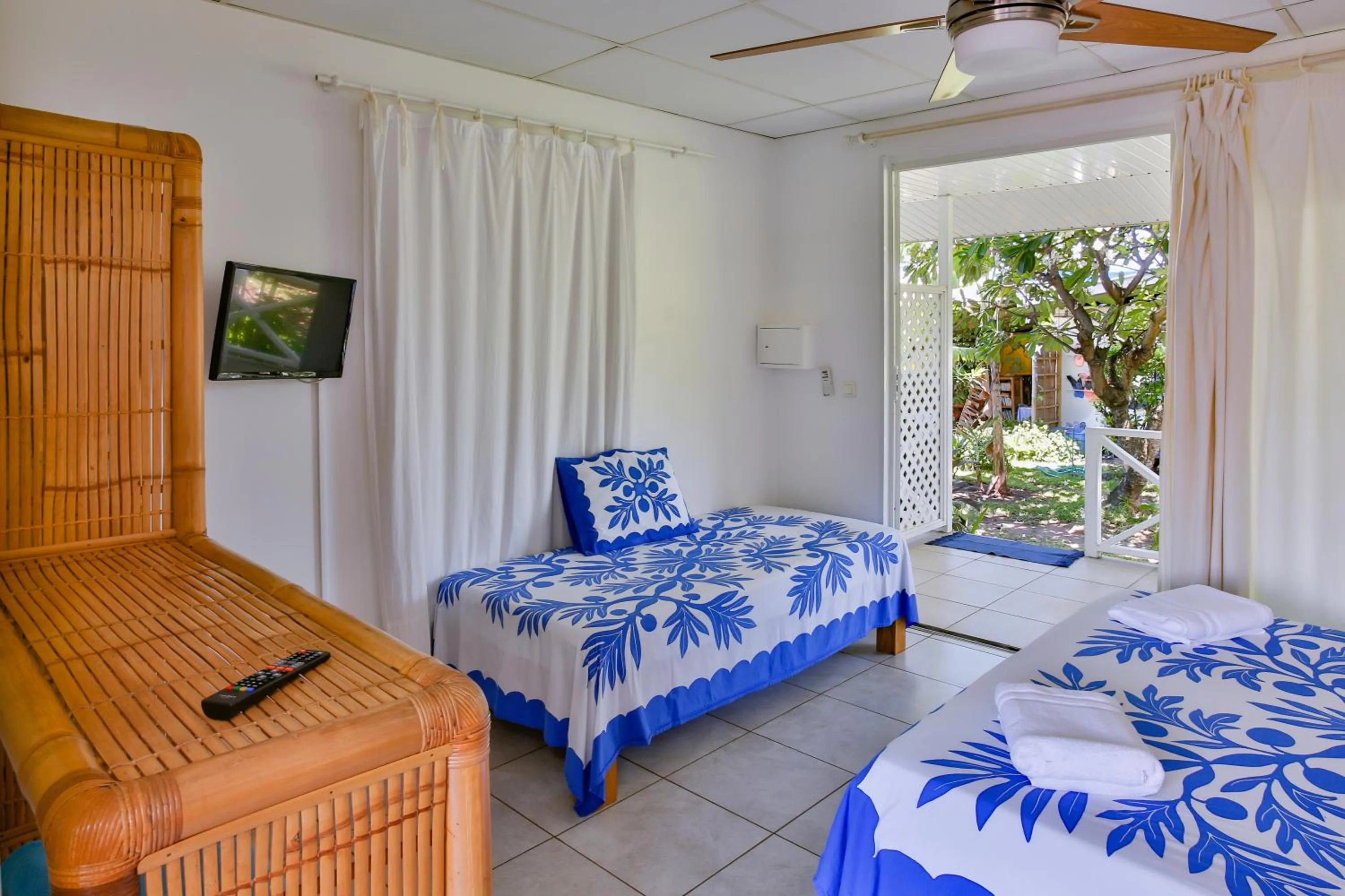 Bed in Pension De La Plage