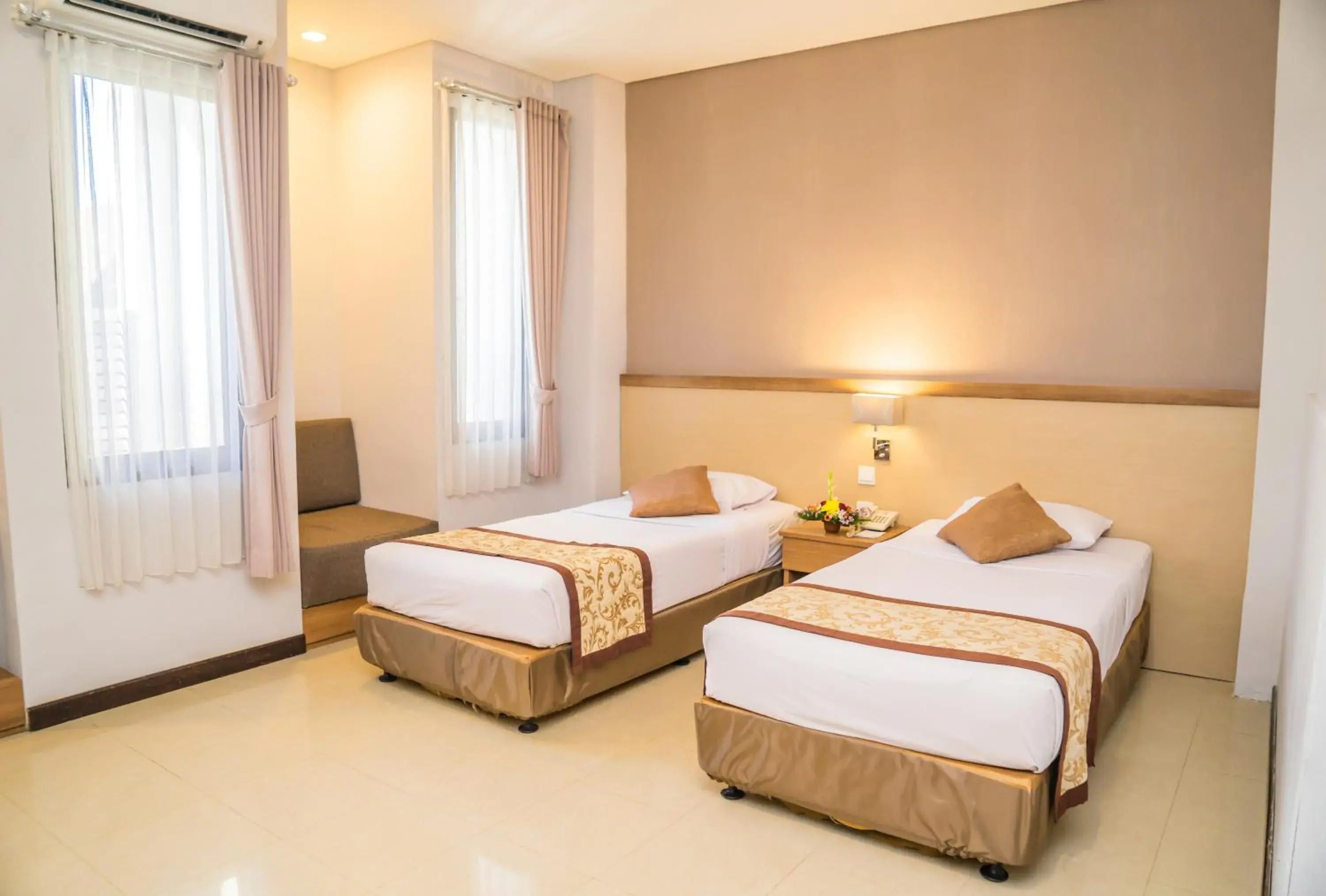 Bed in Hotel Puri Ayu Bed in Hotel Puri Ayu