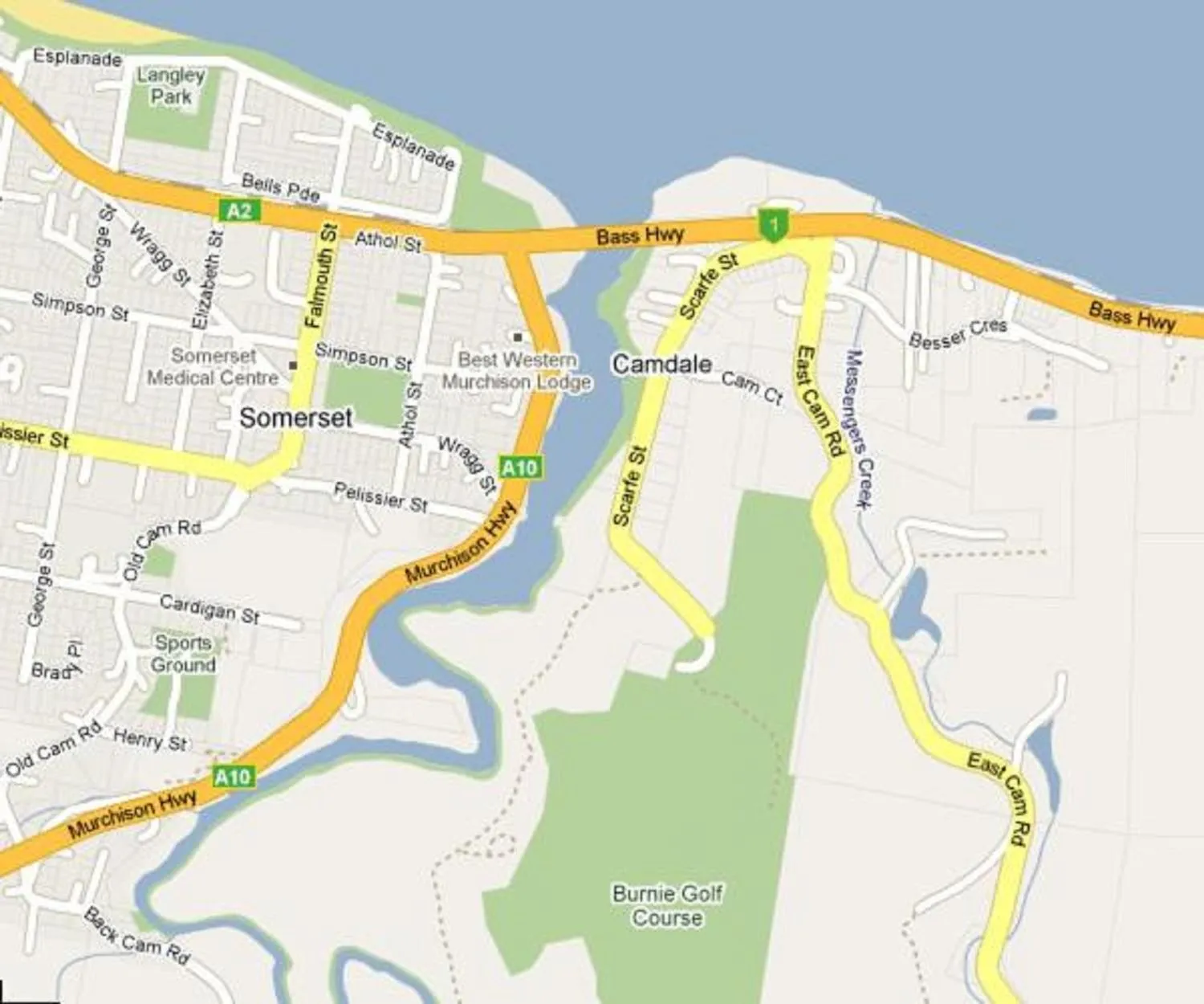 Location in Best Western Burnie - Murchison Lodge