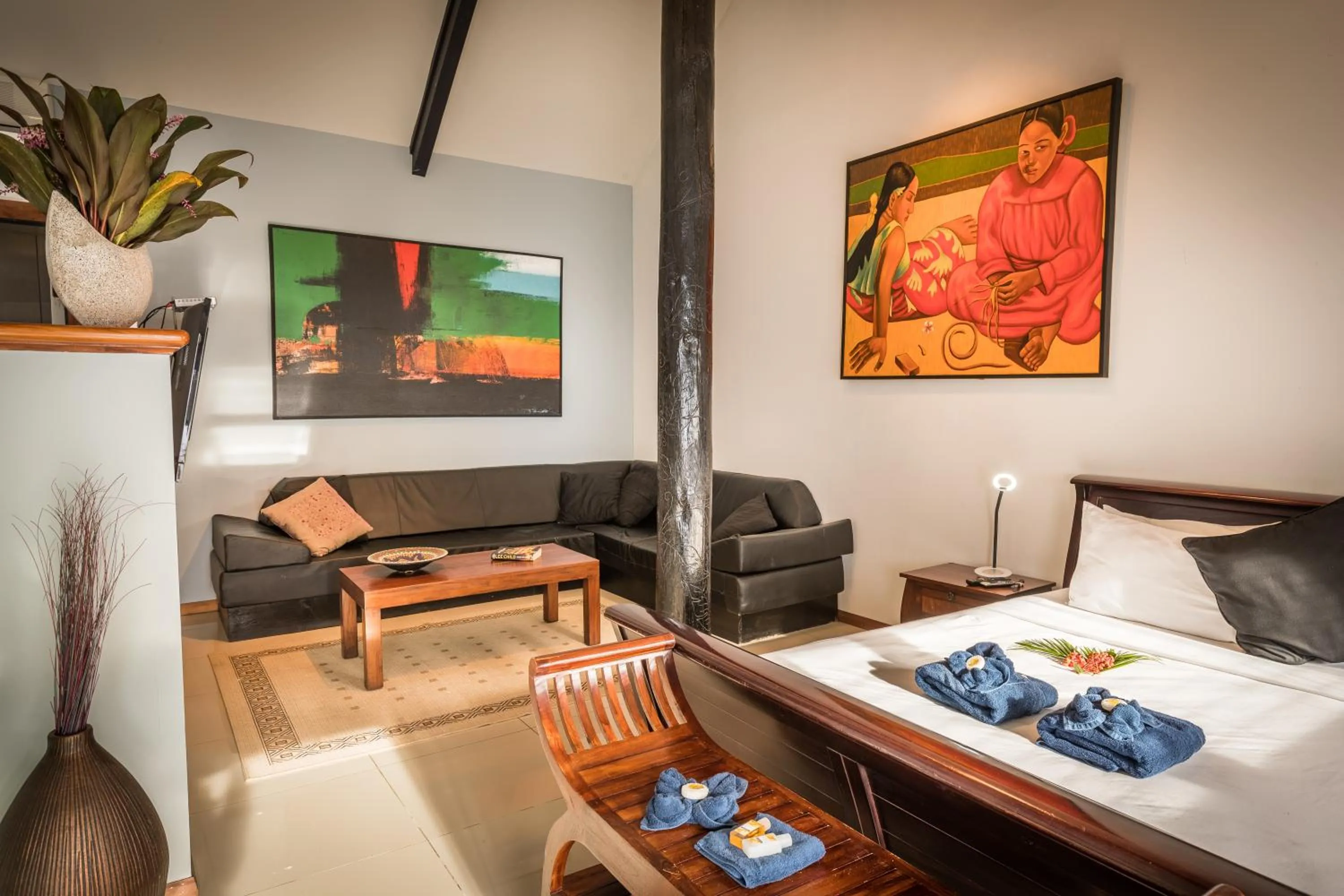 Living room in Wellesley Resort Fiji