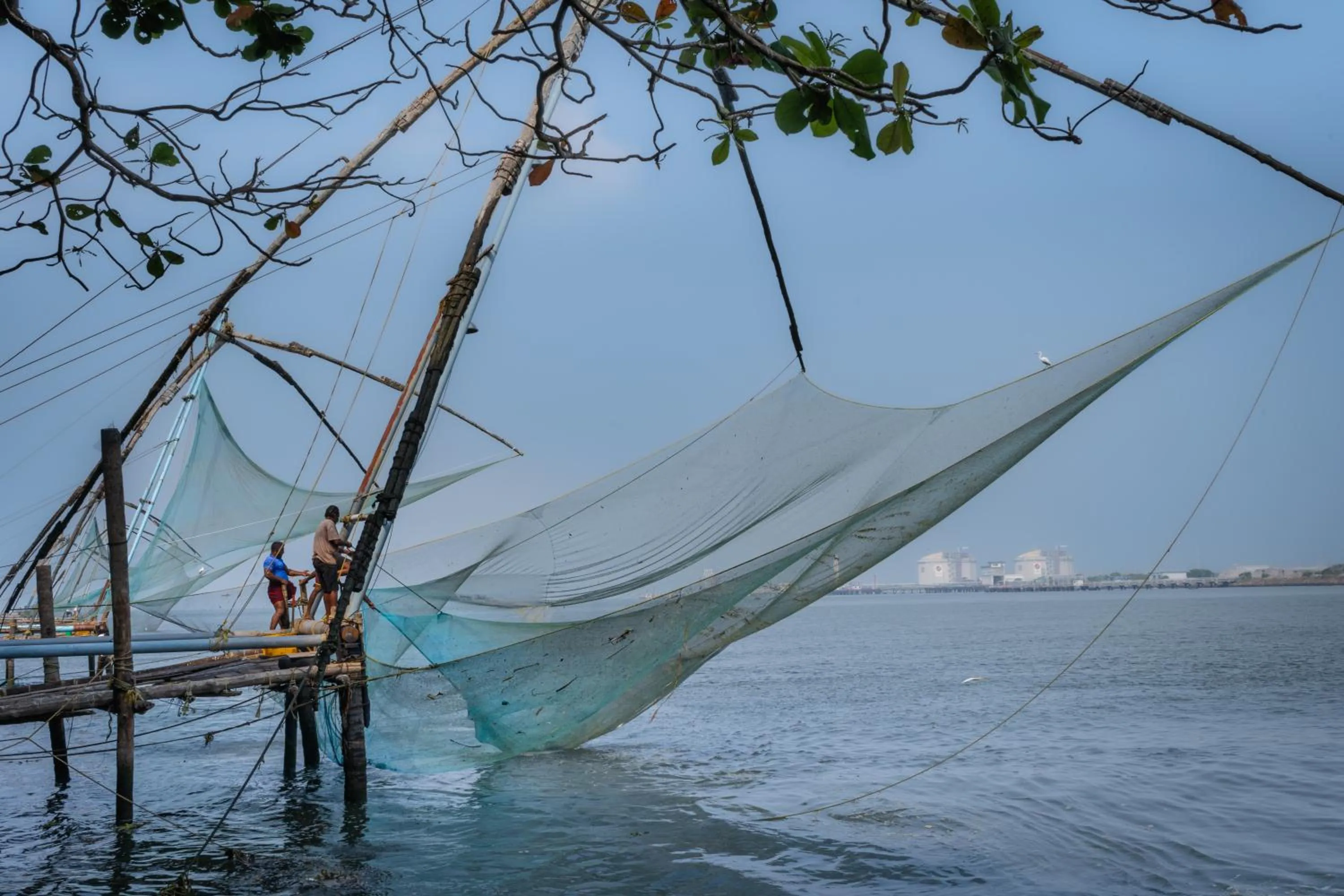 Fishing in Amritara The Poovath Beachfront Heritage, Fort Kochi