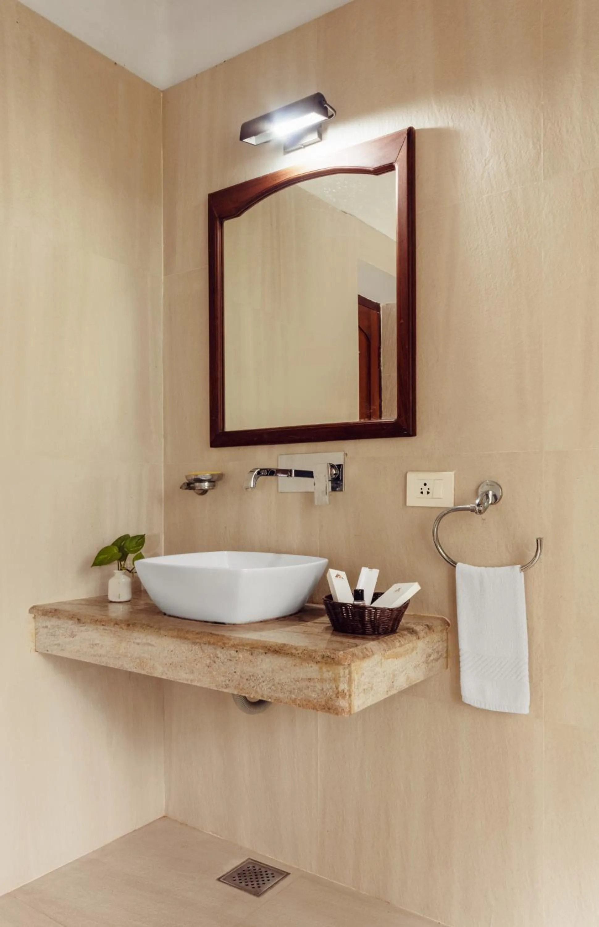 Bathroom in Amritara The Poovath Beachfront Heritage, Fort Kochi