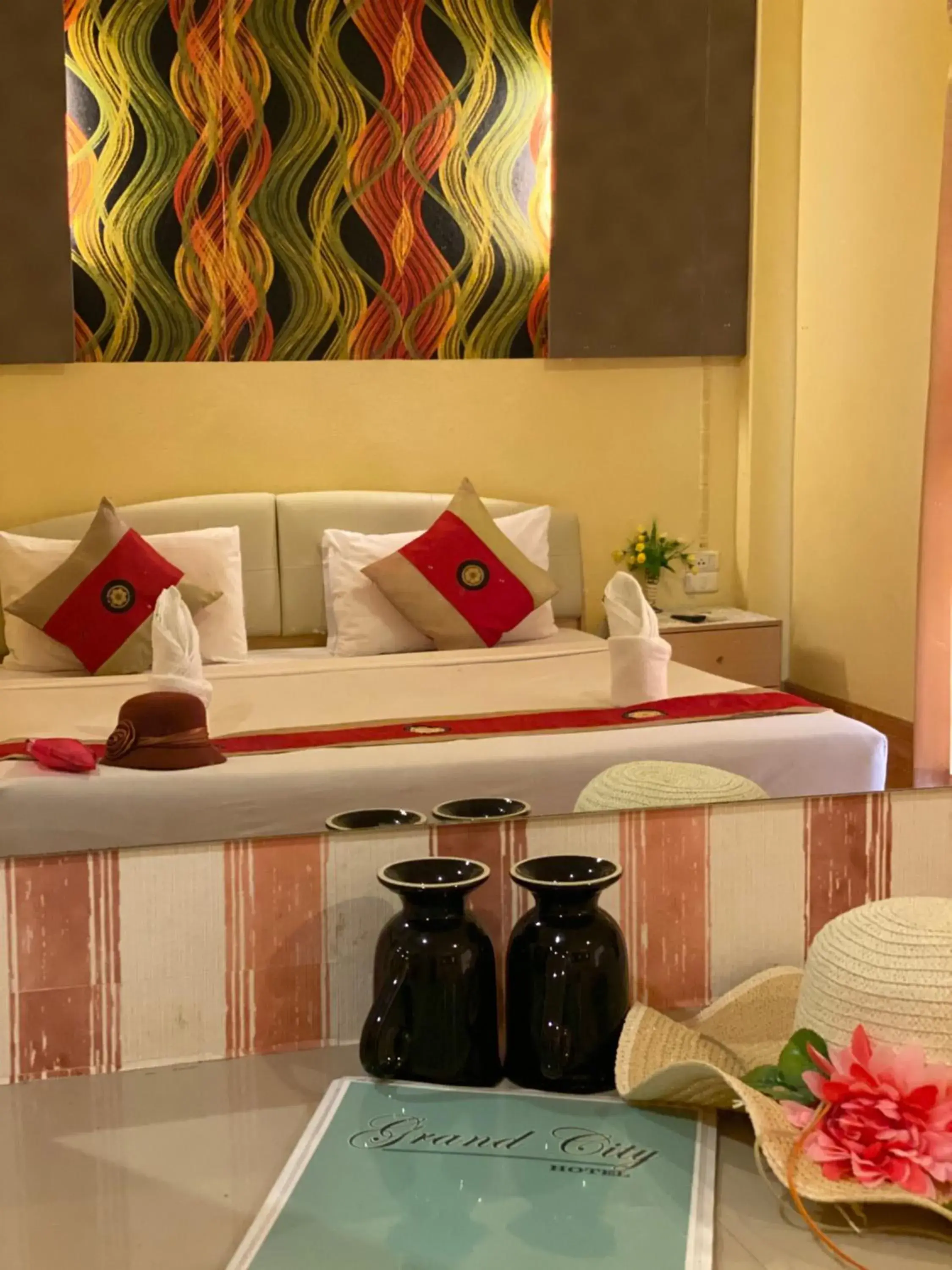 Bedroom, Bed in Khaolak Grand City Bedroom, Bed in Khaolak Grand City