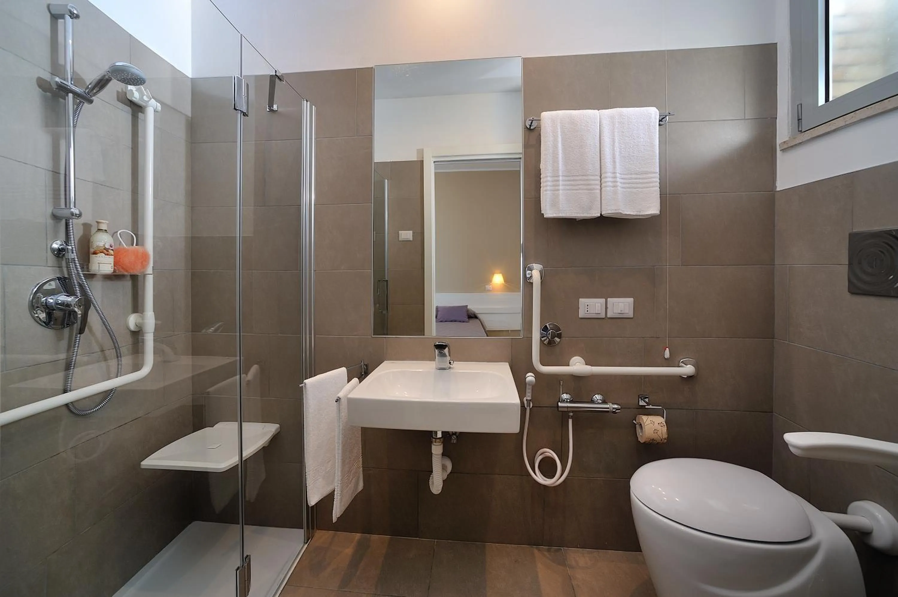 Bathroom in Hotel delle Nazioni