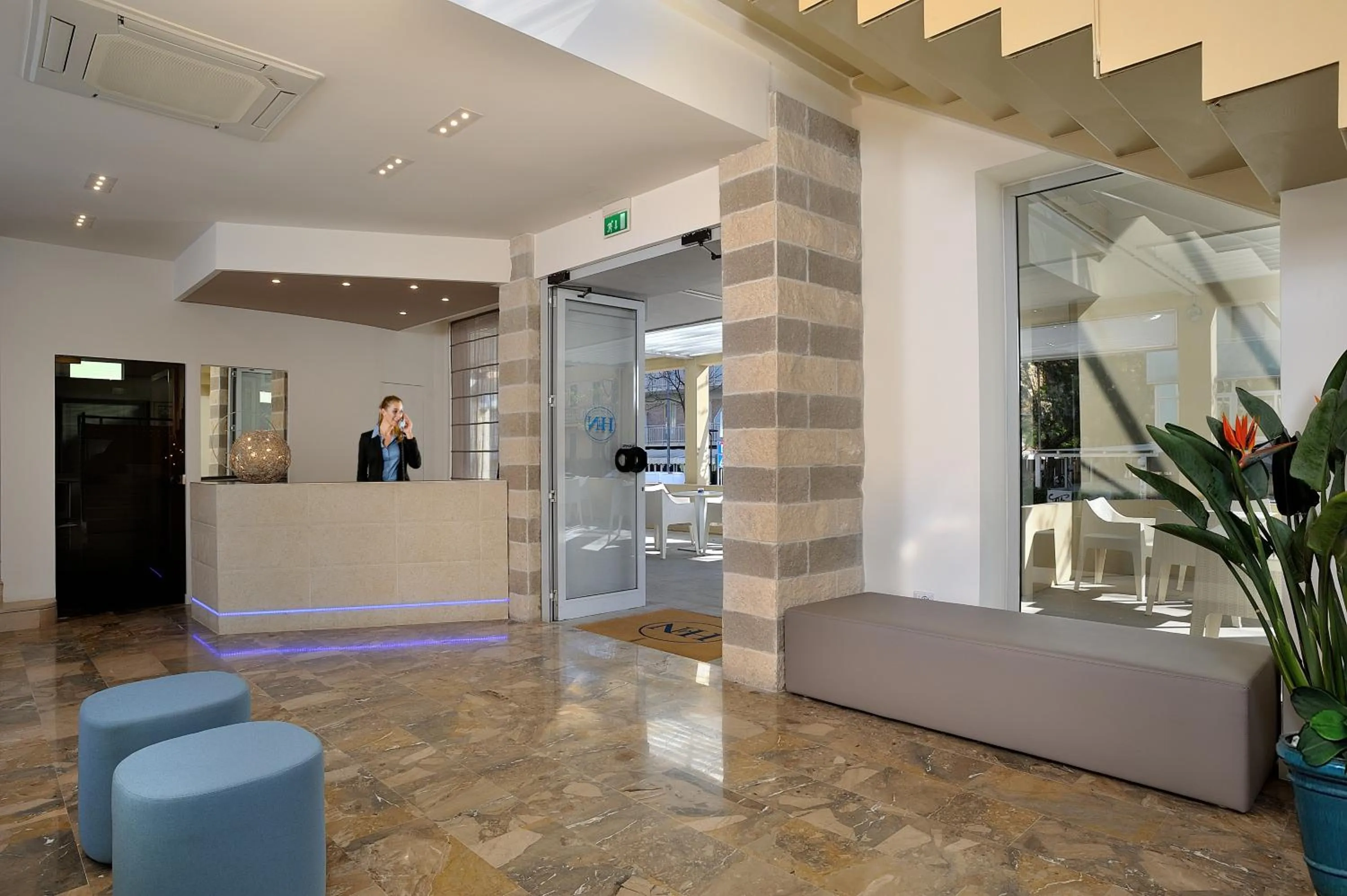 Lobby or reception in Hotel delle Nazioni