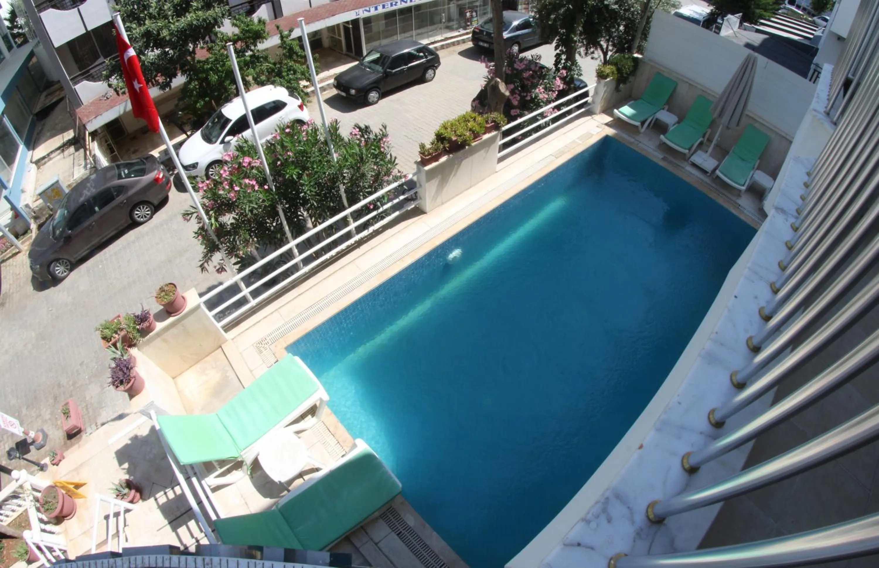 Pool view in Kartel Hotel