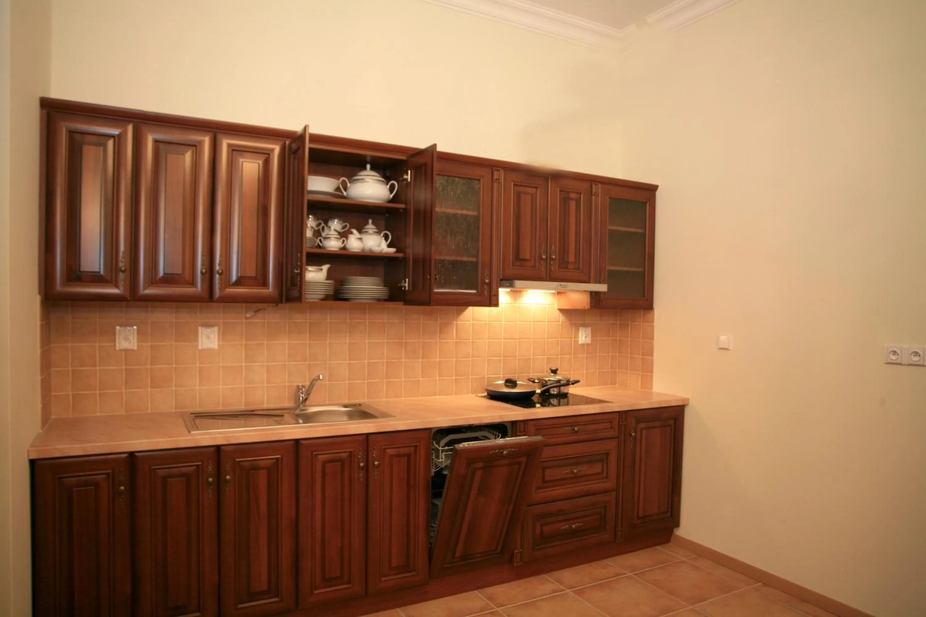 Kitchen or kitchenette in Slunecni Lazne Apartments