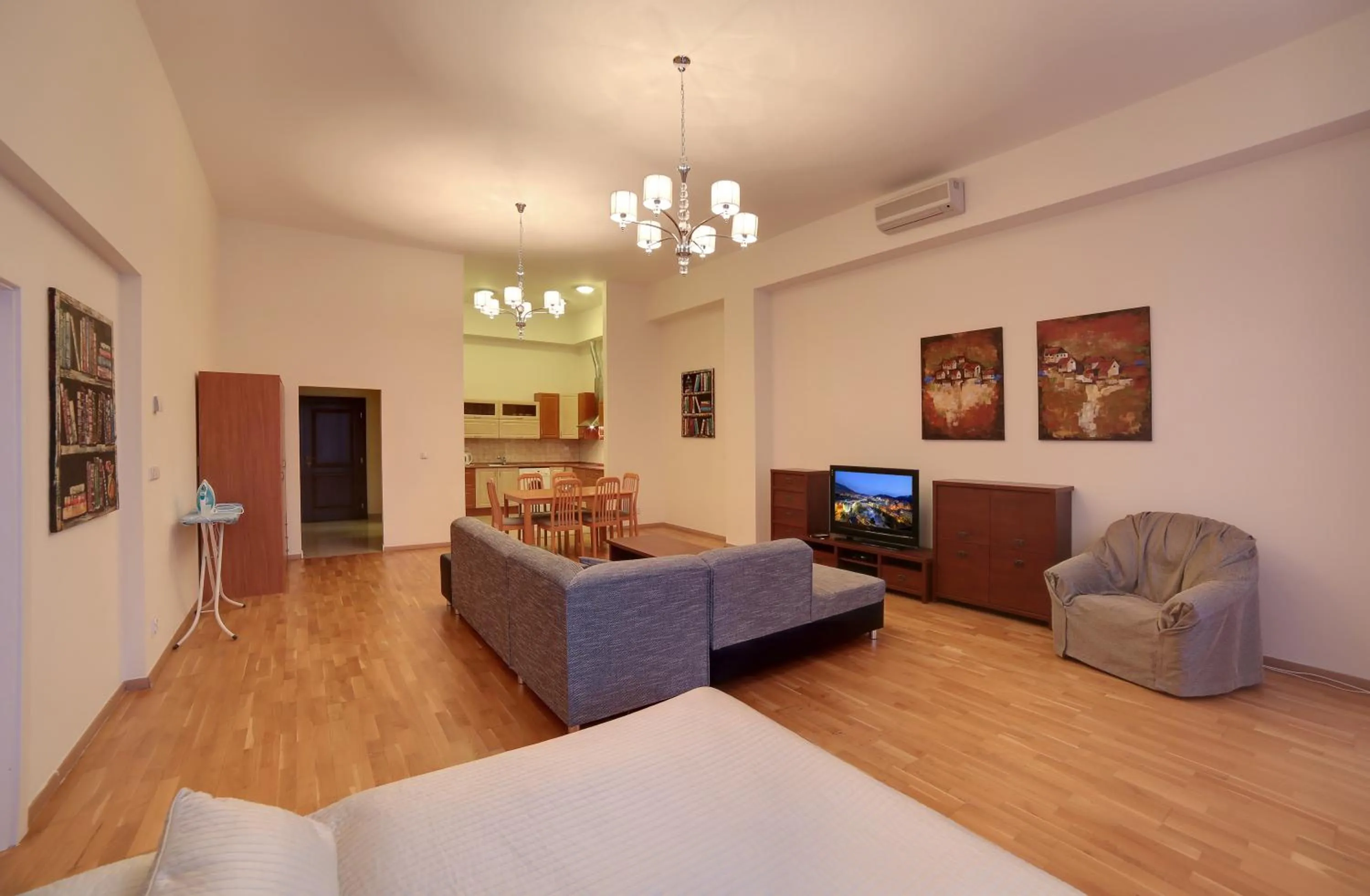 Living room, Bed in Slunecni Lazne Apartments