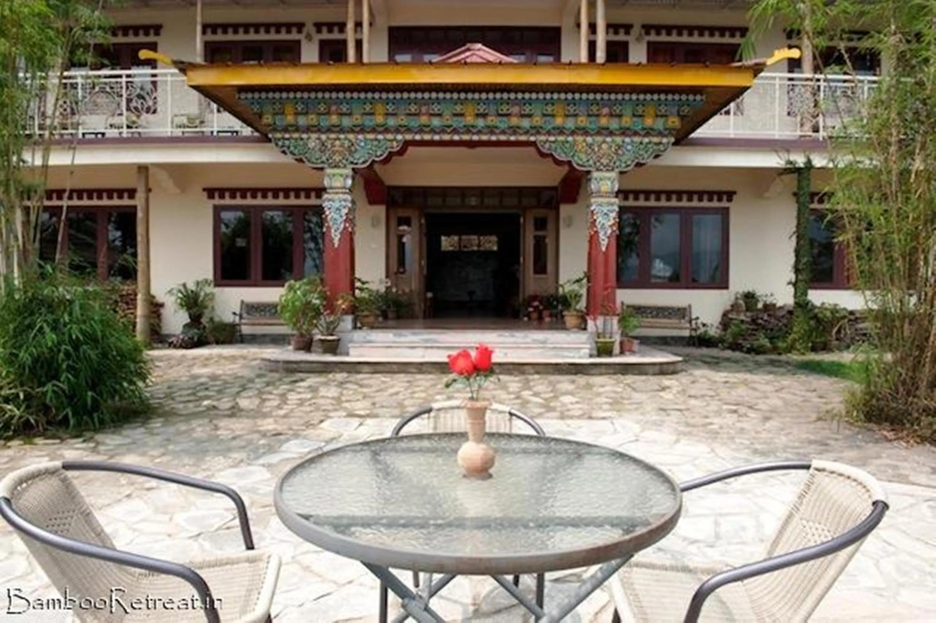 Patio in Bamboo Retreat