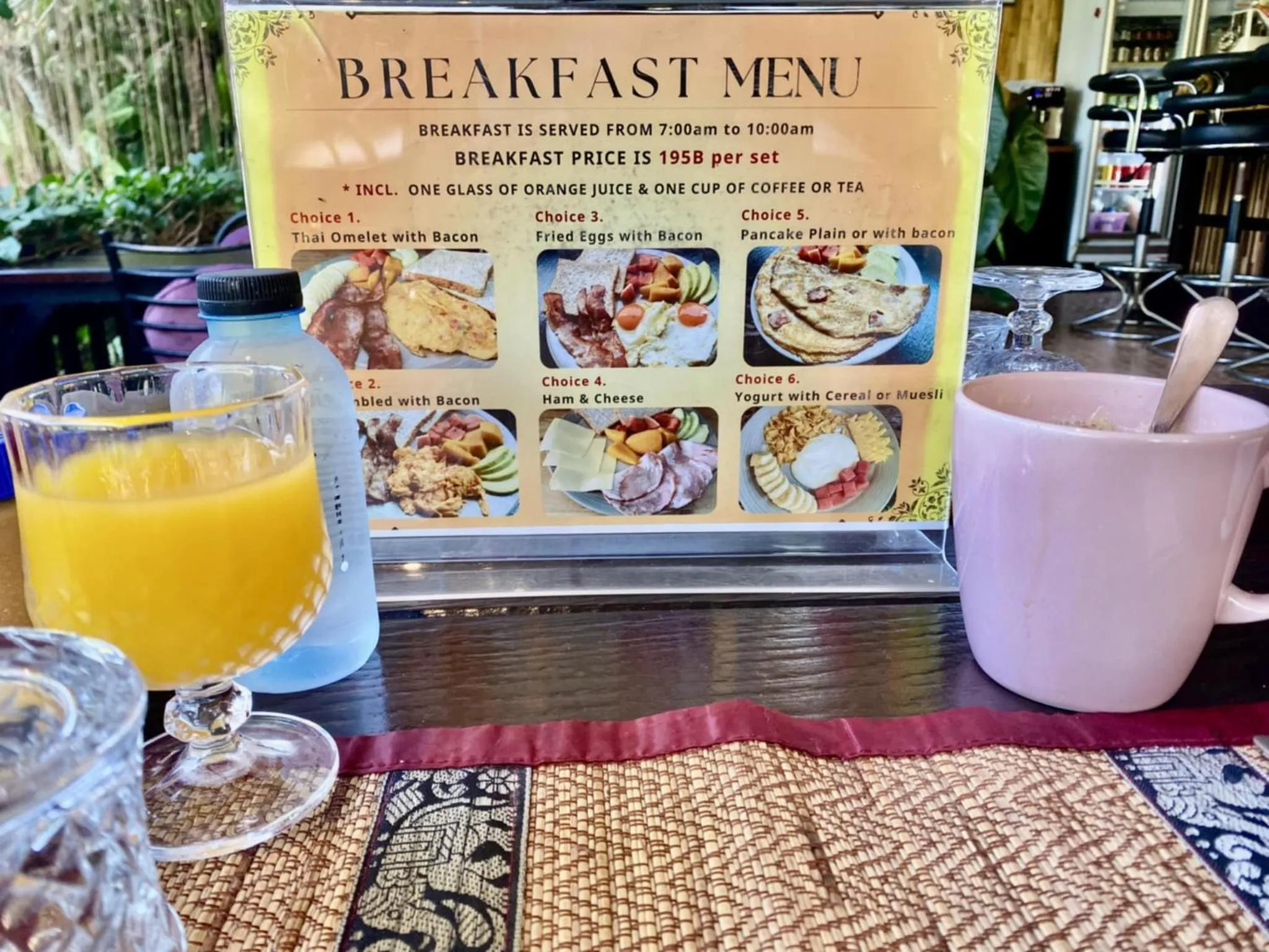 Restaurant/places to eat in Homestay Chiangrai