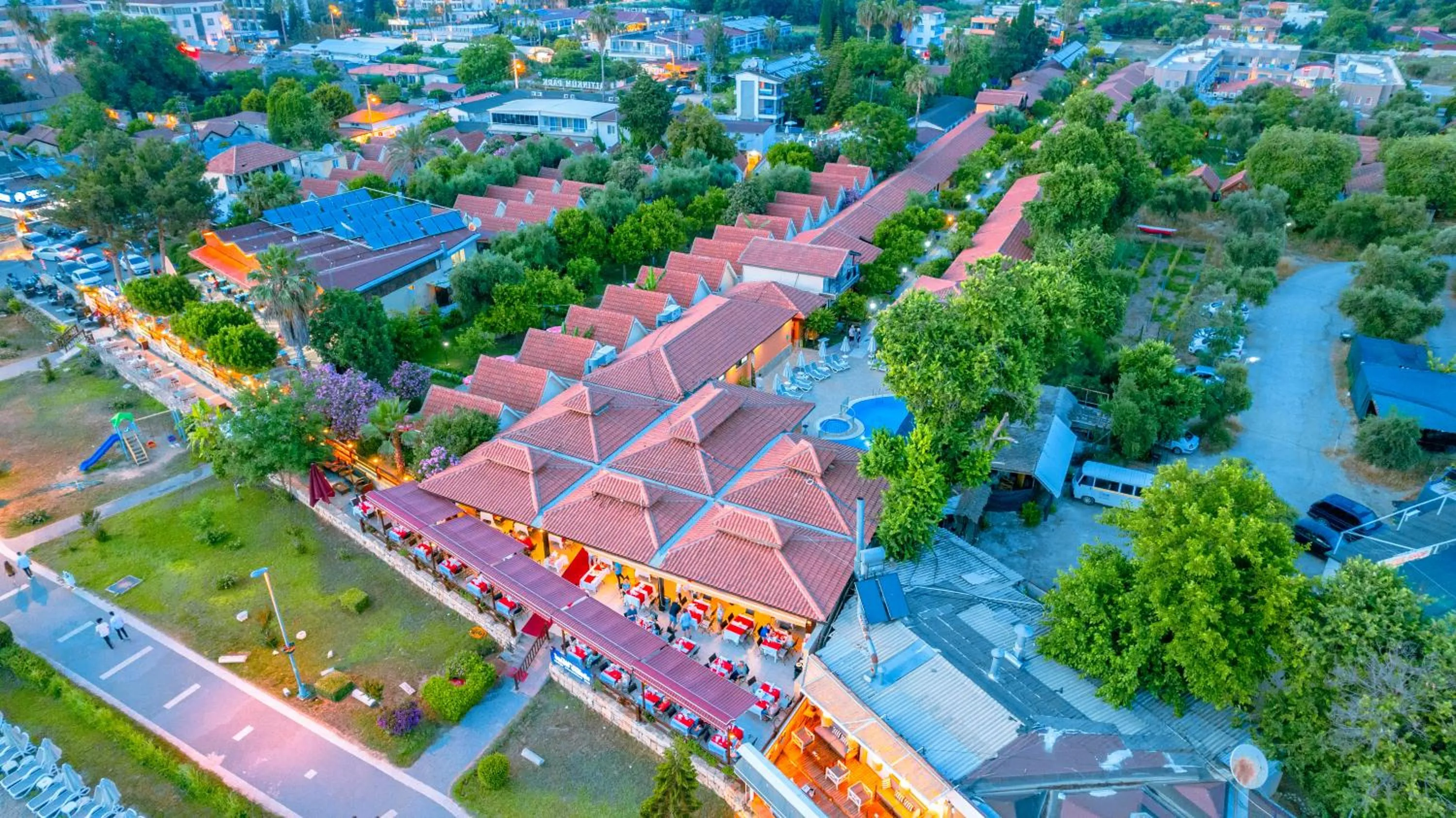 Bird's eye view in Ozlem Garden Hotel