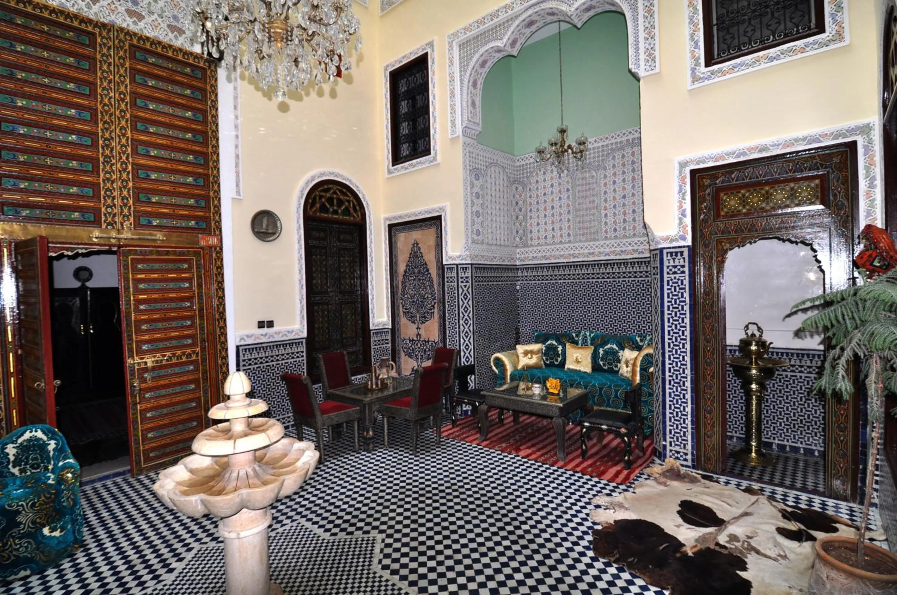 Bird's eye view in Riad Khouloud