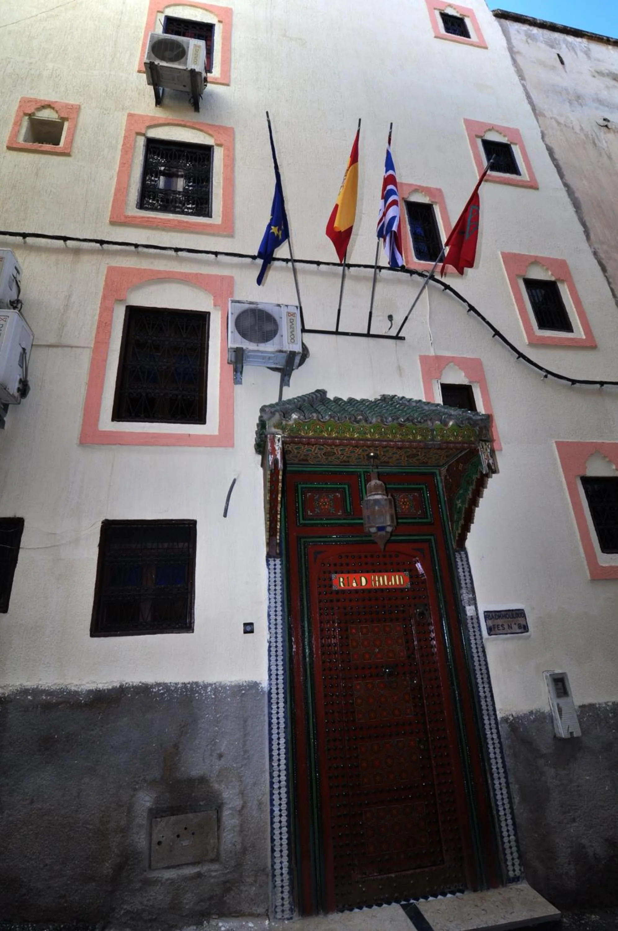 Facade/entrance in Riad Khouloud