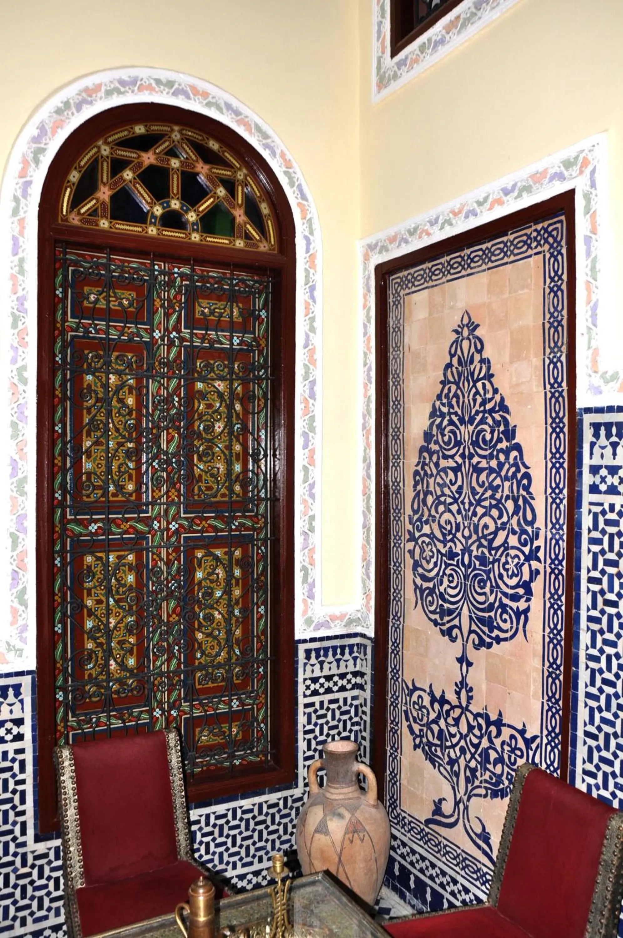Bird's eye view in Riad Khouloud