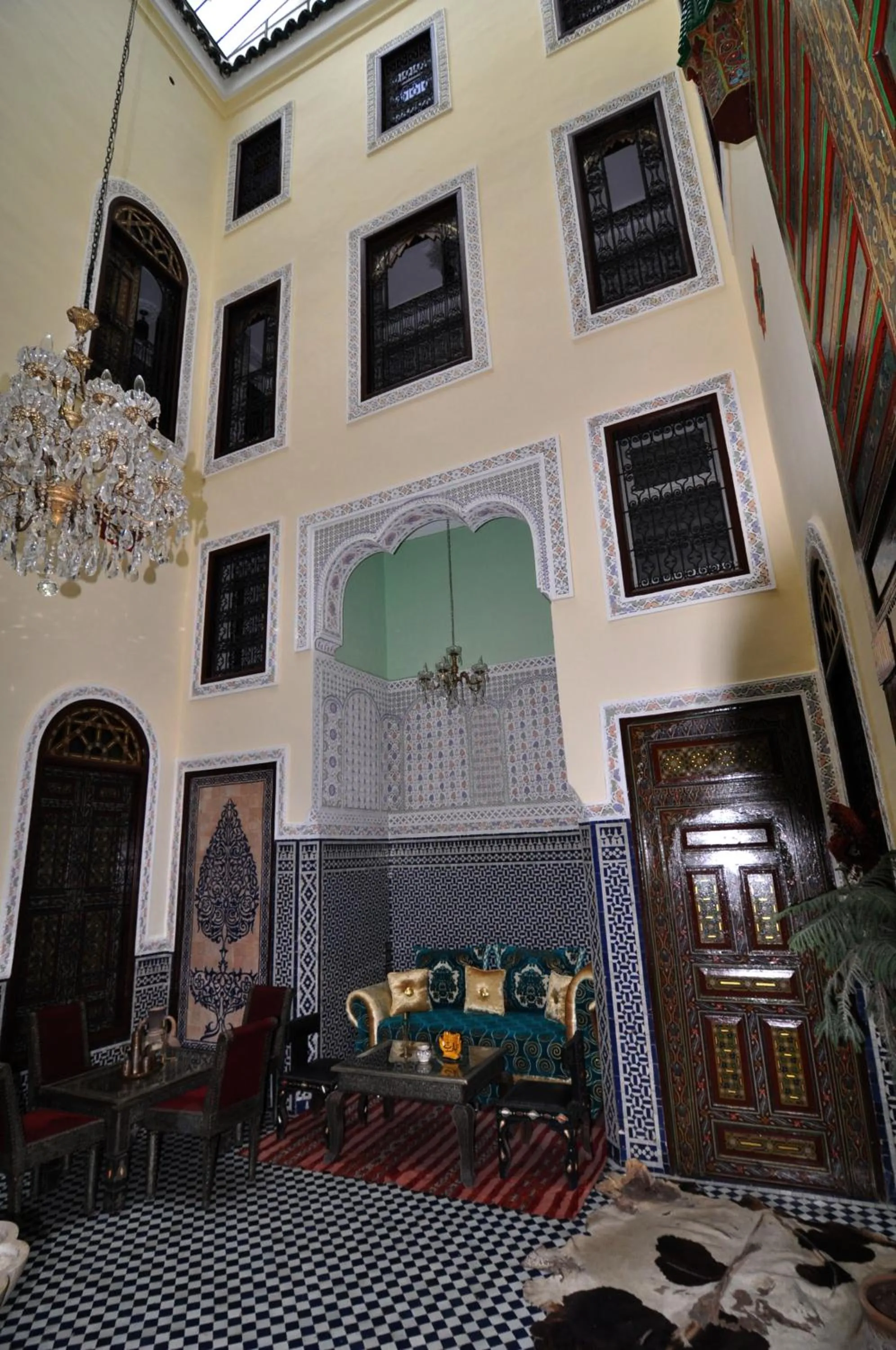 Bird's eye view in Riad Khouloud