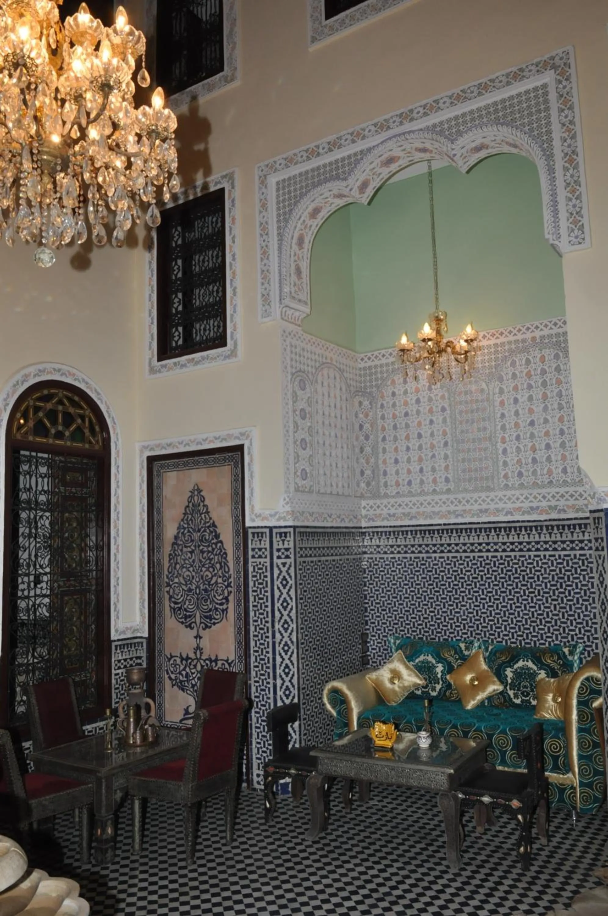 Bird's eye view in Riad Khouloud