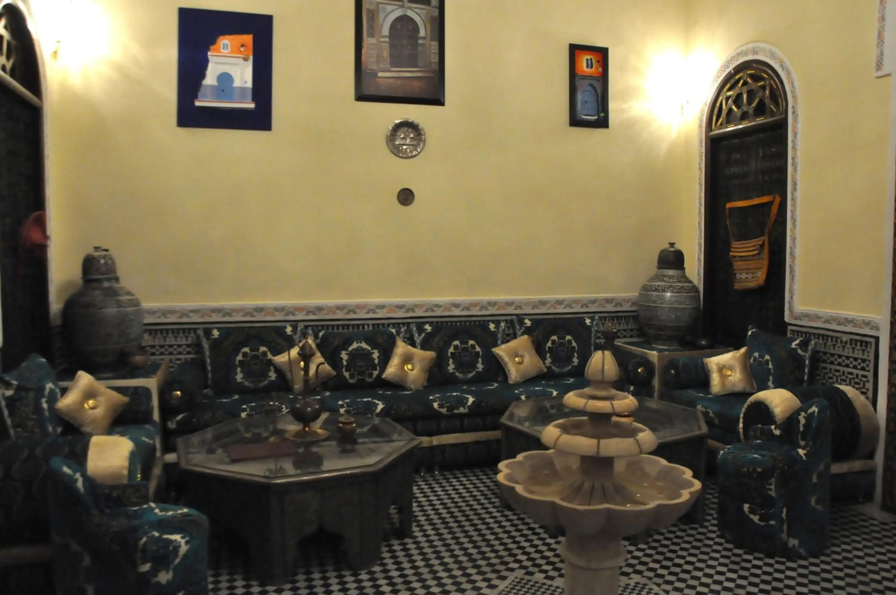 Bird's eye view in Riad Khouloud