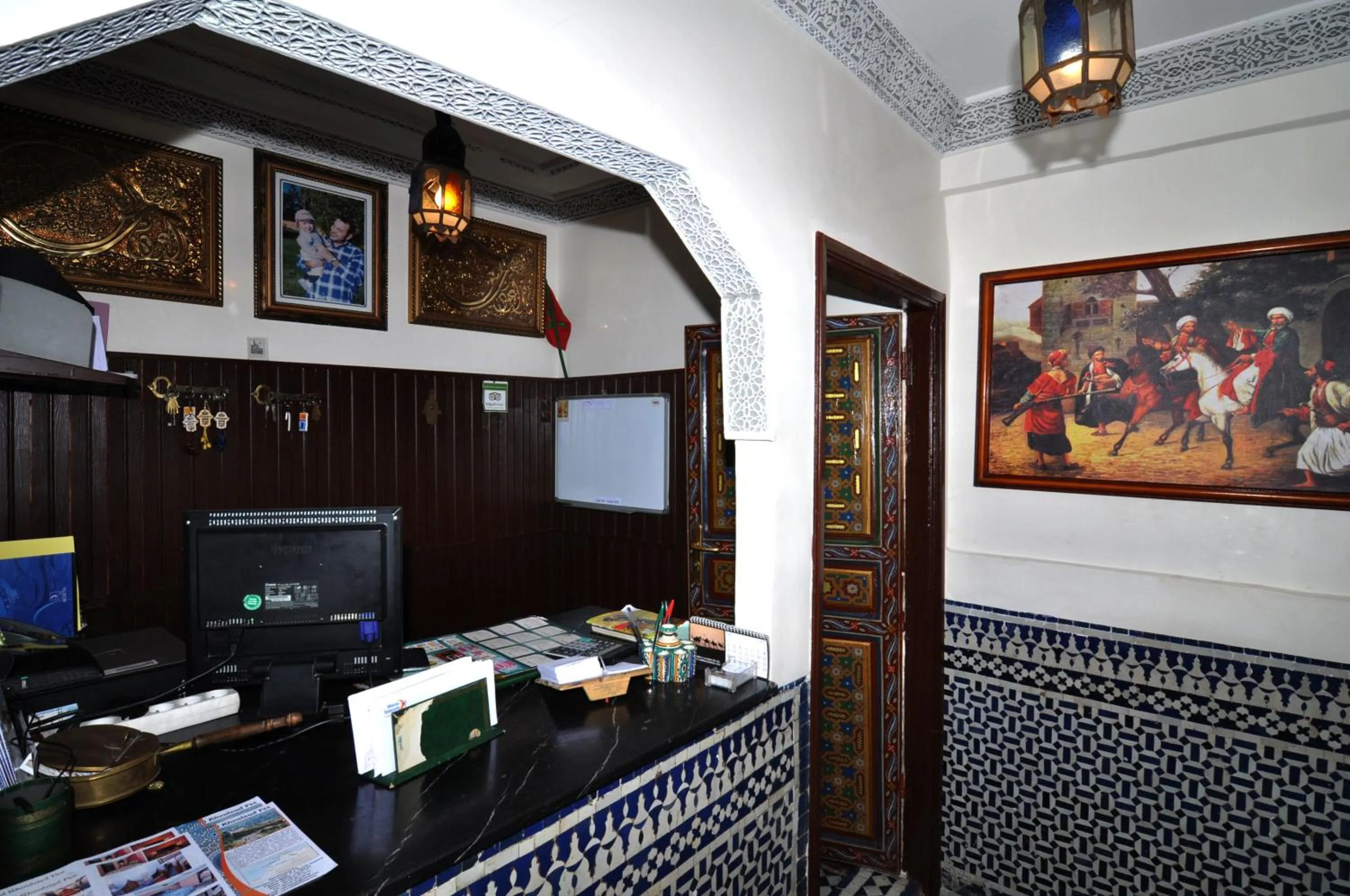 Lobby or reception in Riad Khouloud