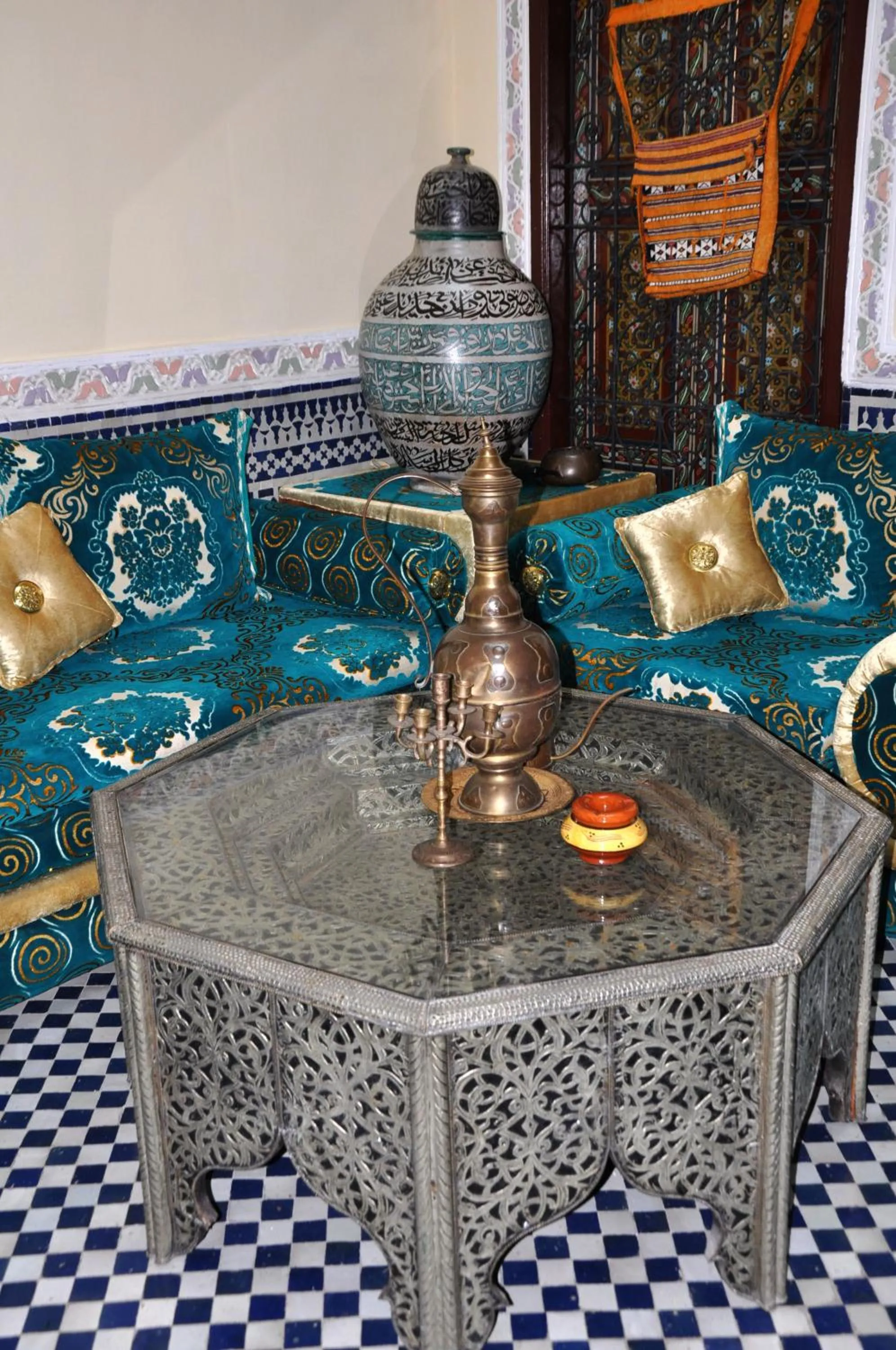 Bird's eye view in Riad Khouloud