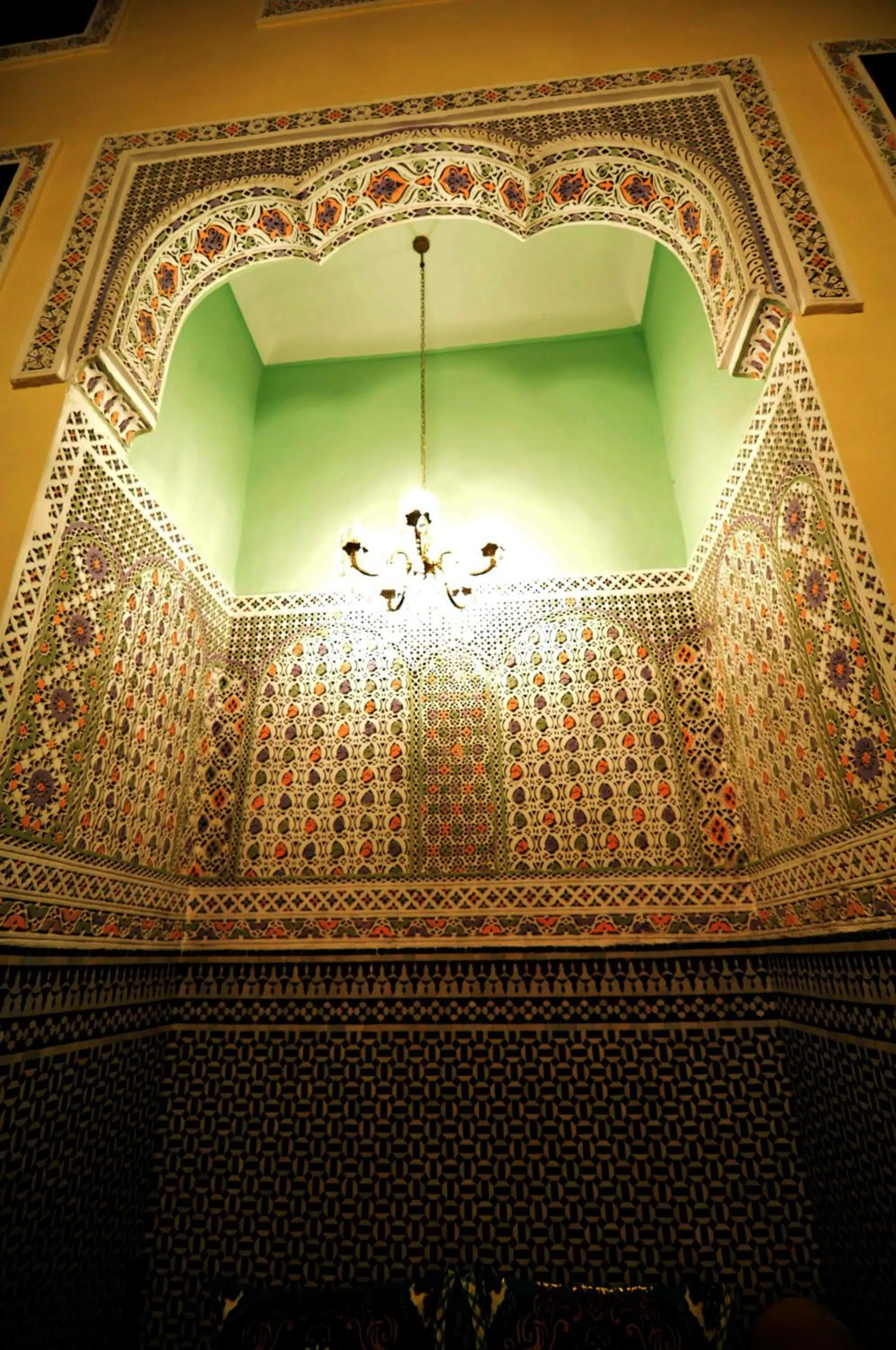 Bird's eye view in Riad Khouloud