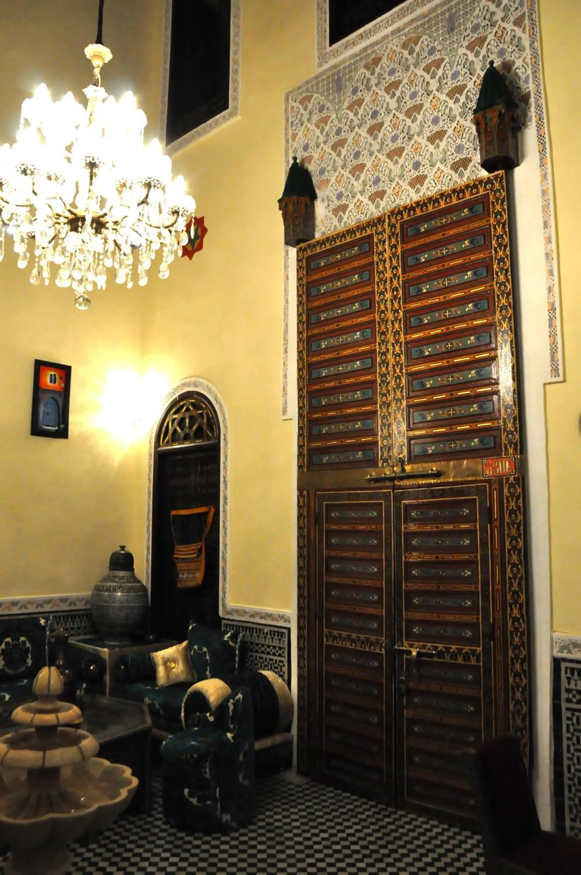 Bird's eye view in Riad Khouloud