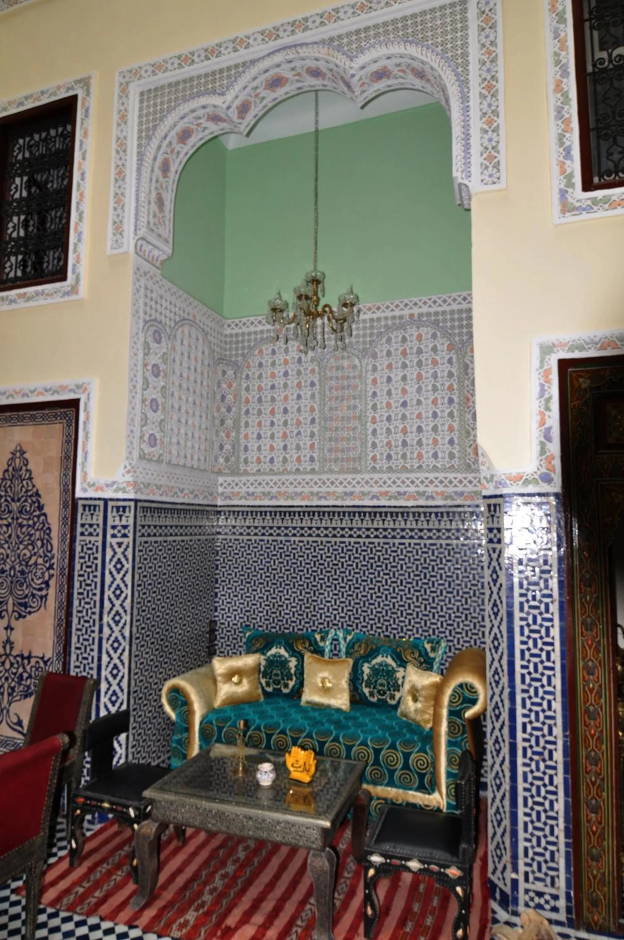 Bird's eye view in Riad Khouloud