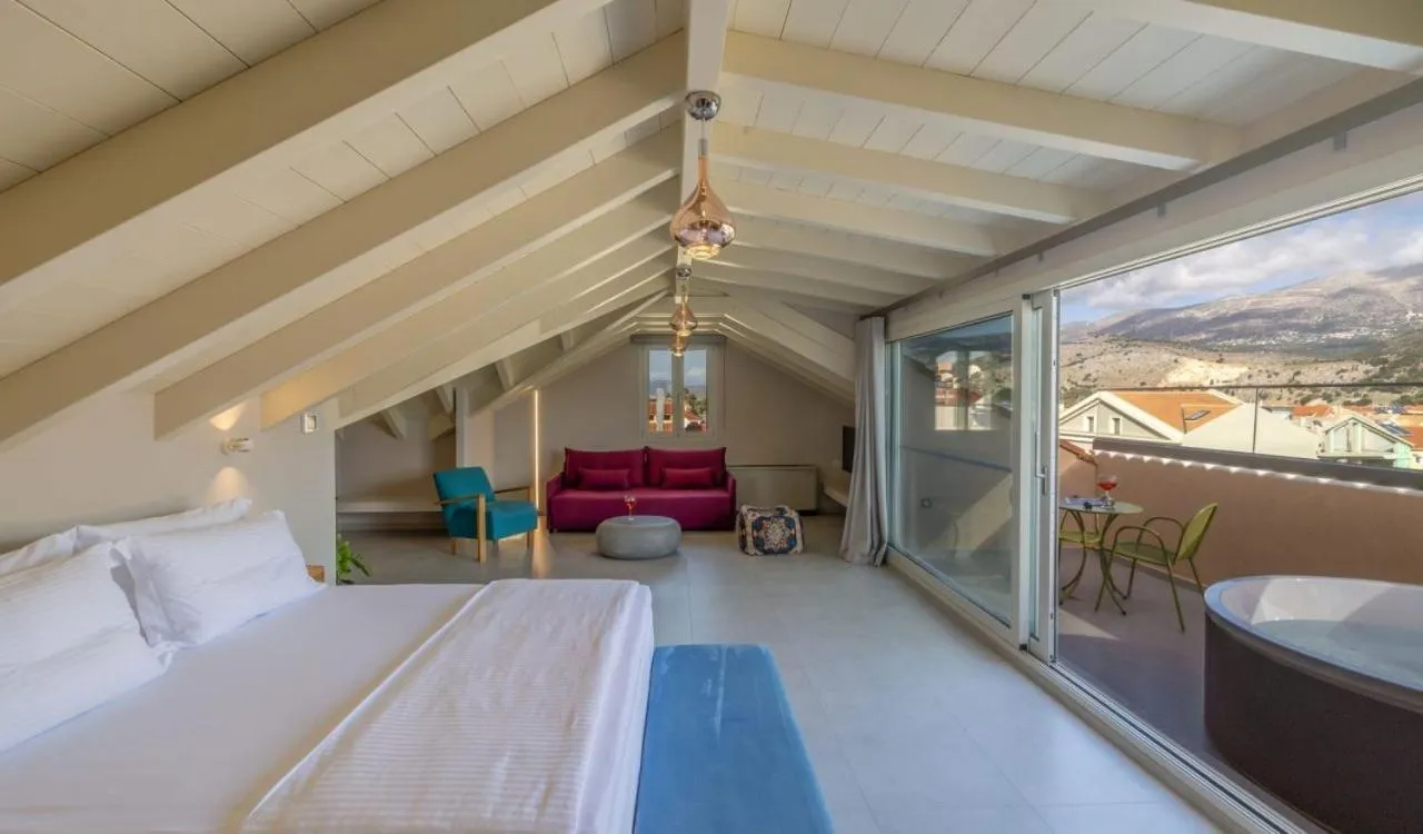 Bedroom, Bed in Ionian Plaza Hotel & Spa