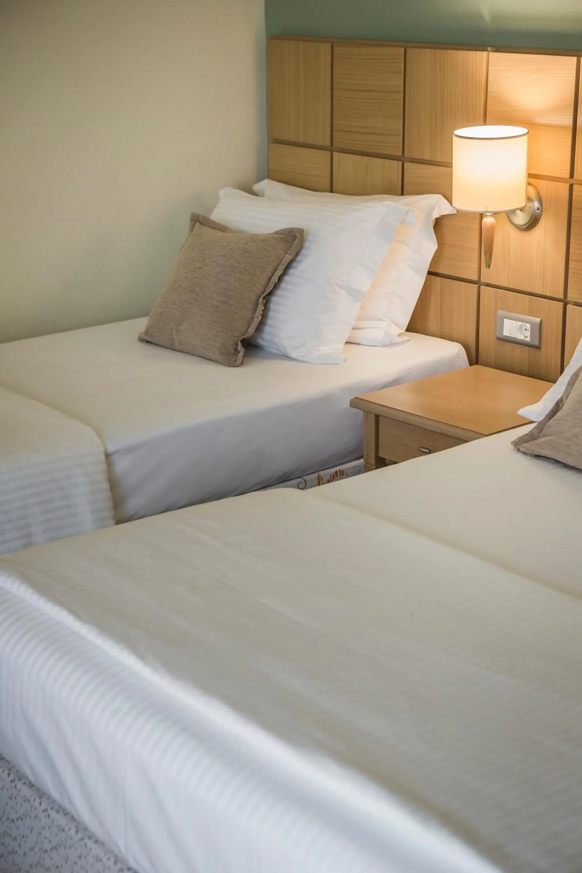 Bed in Ionian Plaza Hotel & Spa