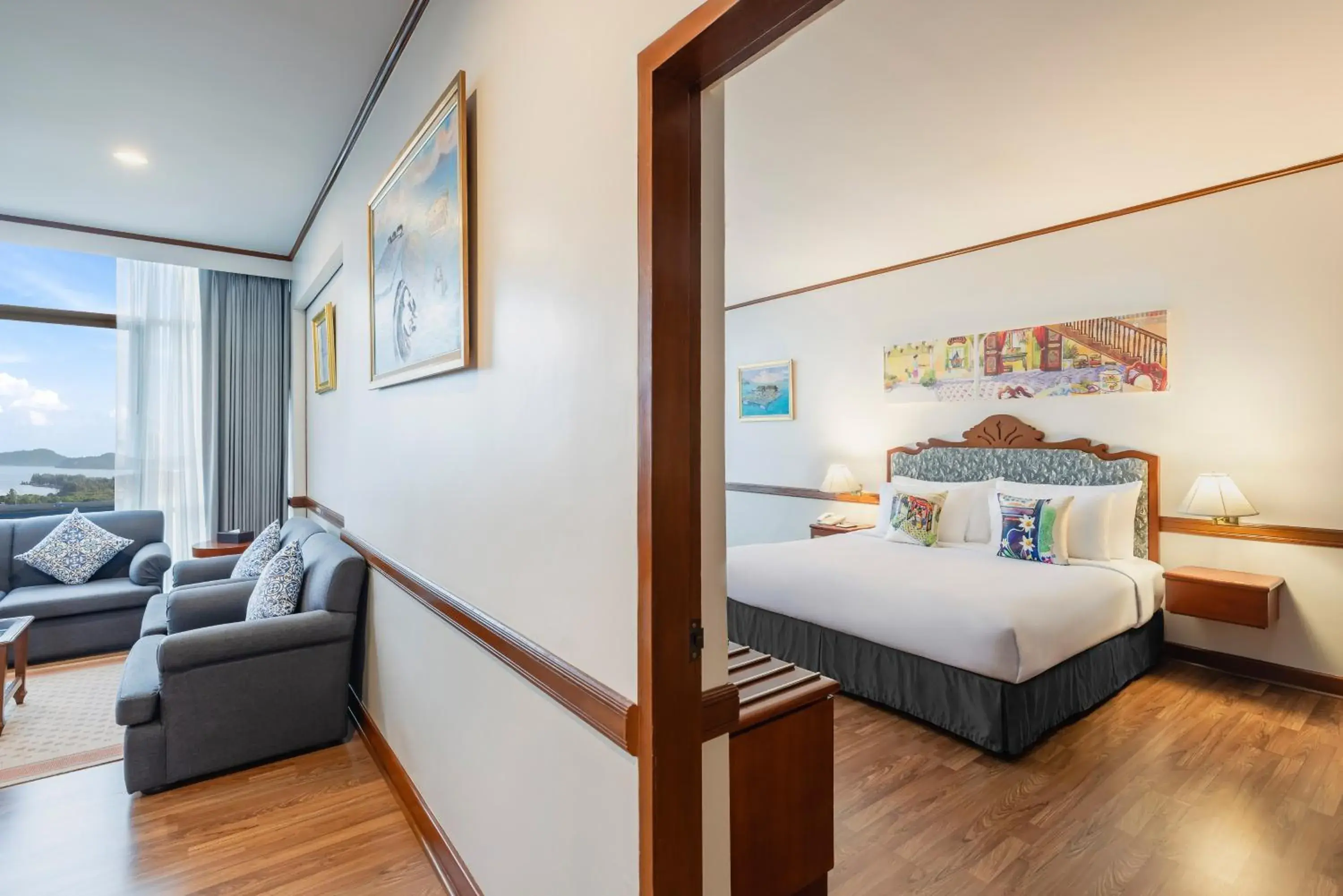 Living room, Bed in Royal Phuket City Hotel Living room, Bed in Royal Phuket City Hotel