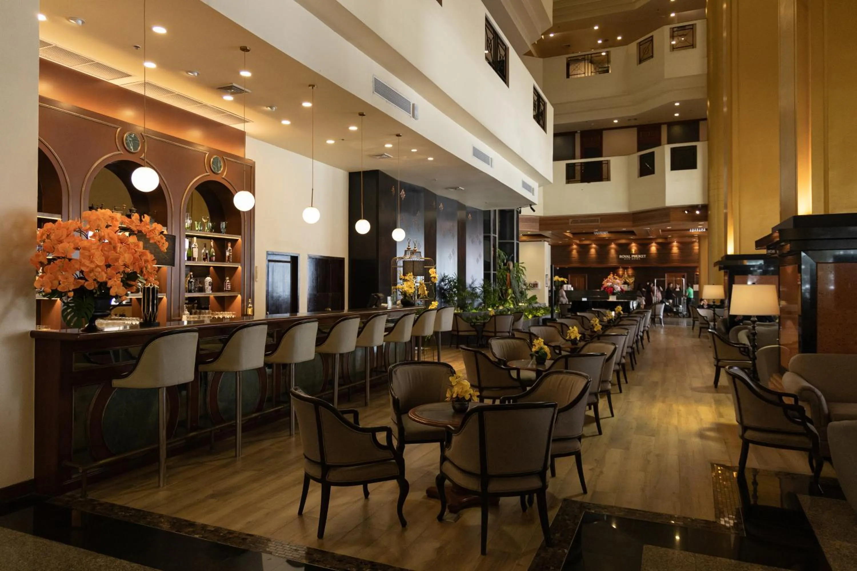 Communal lounge/ TV room in Royal Phuket City Hotel