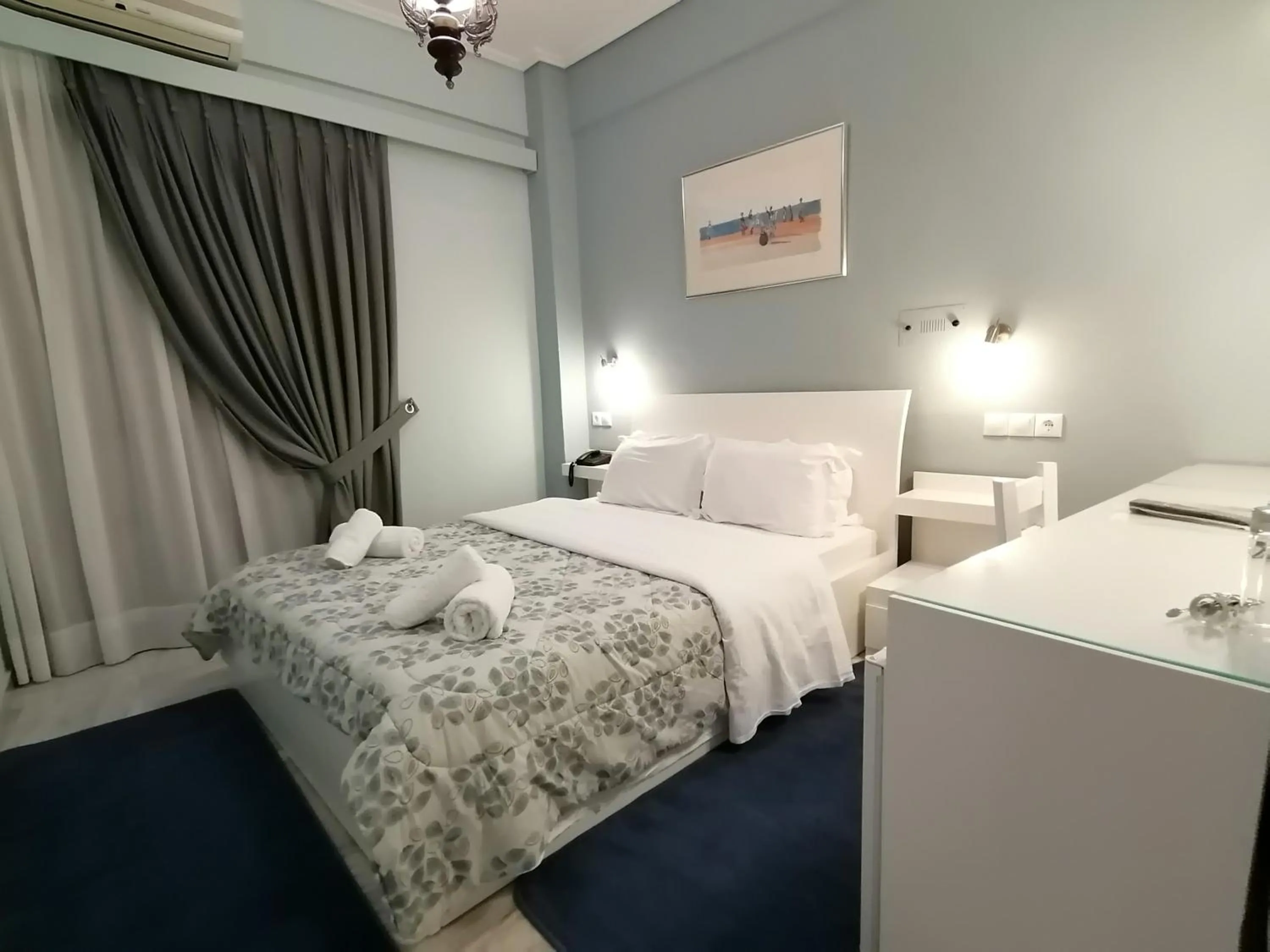 Bed in Hotel Galaxidi