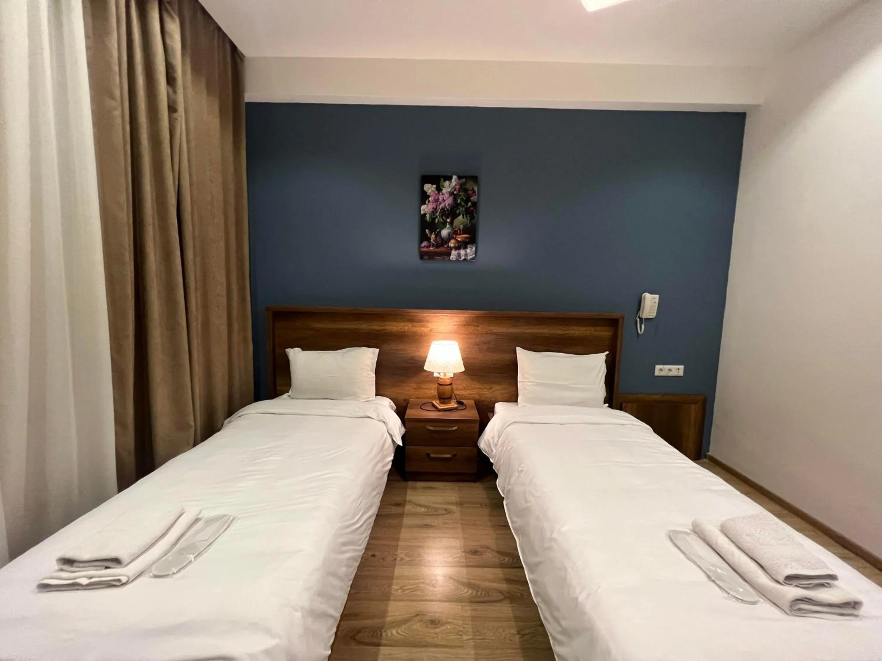 Bed in Hotel King Tom