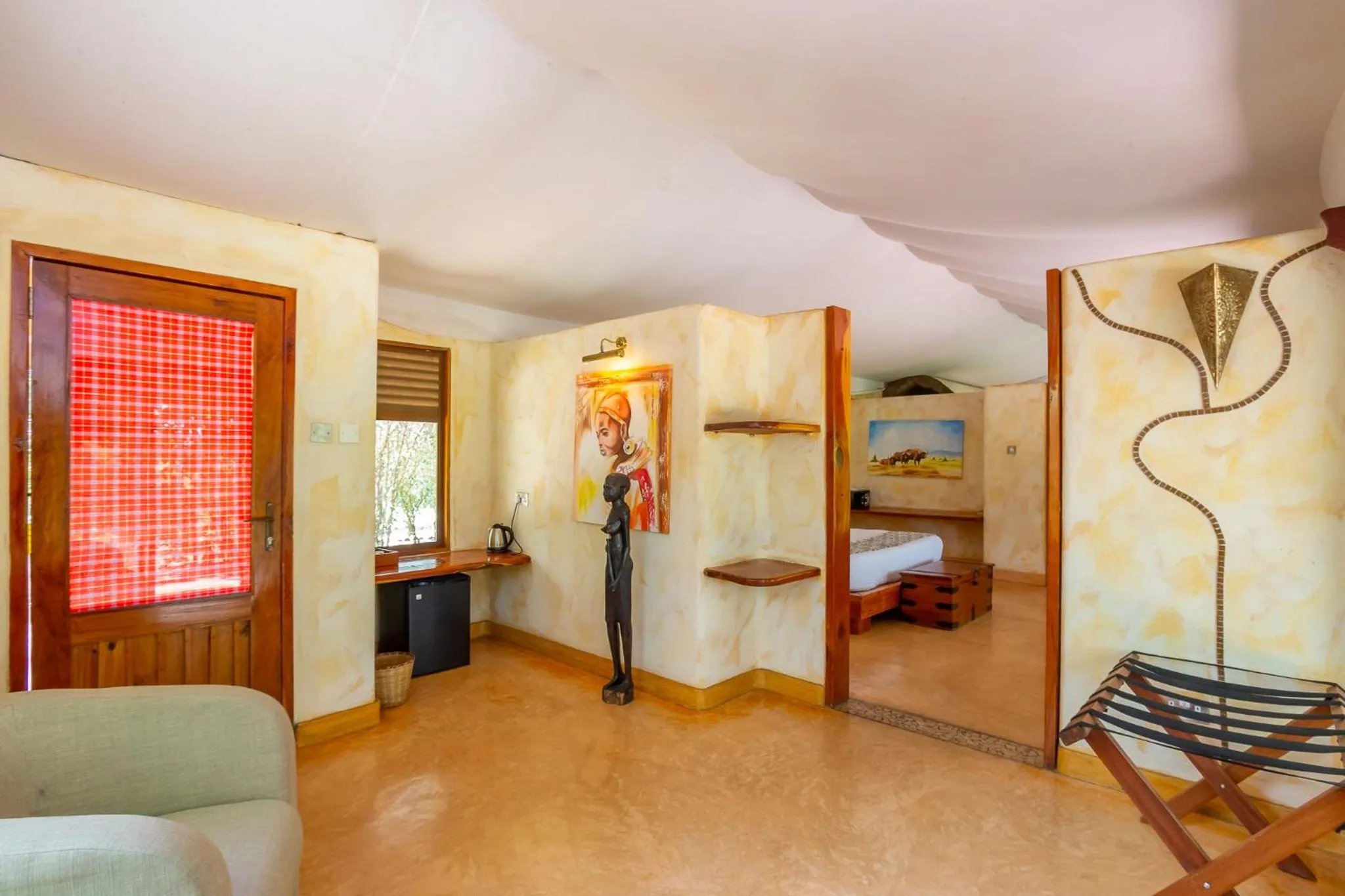 Bathroom, Bed in PrideInn Mara Camp & Cottages