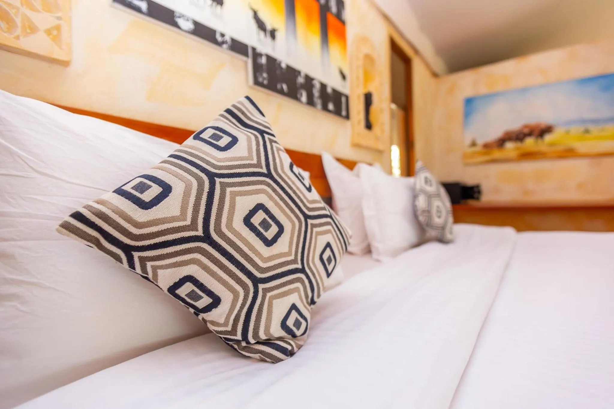 Bed in PrideInn Mara Camp & Cottages