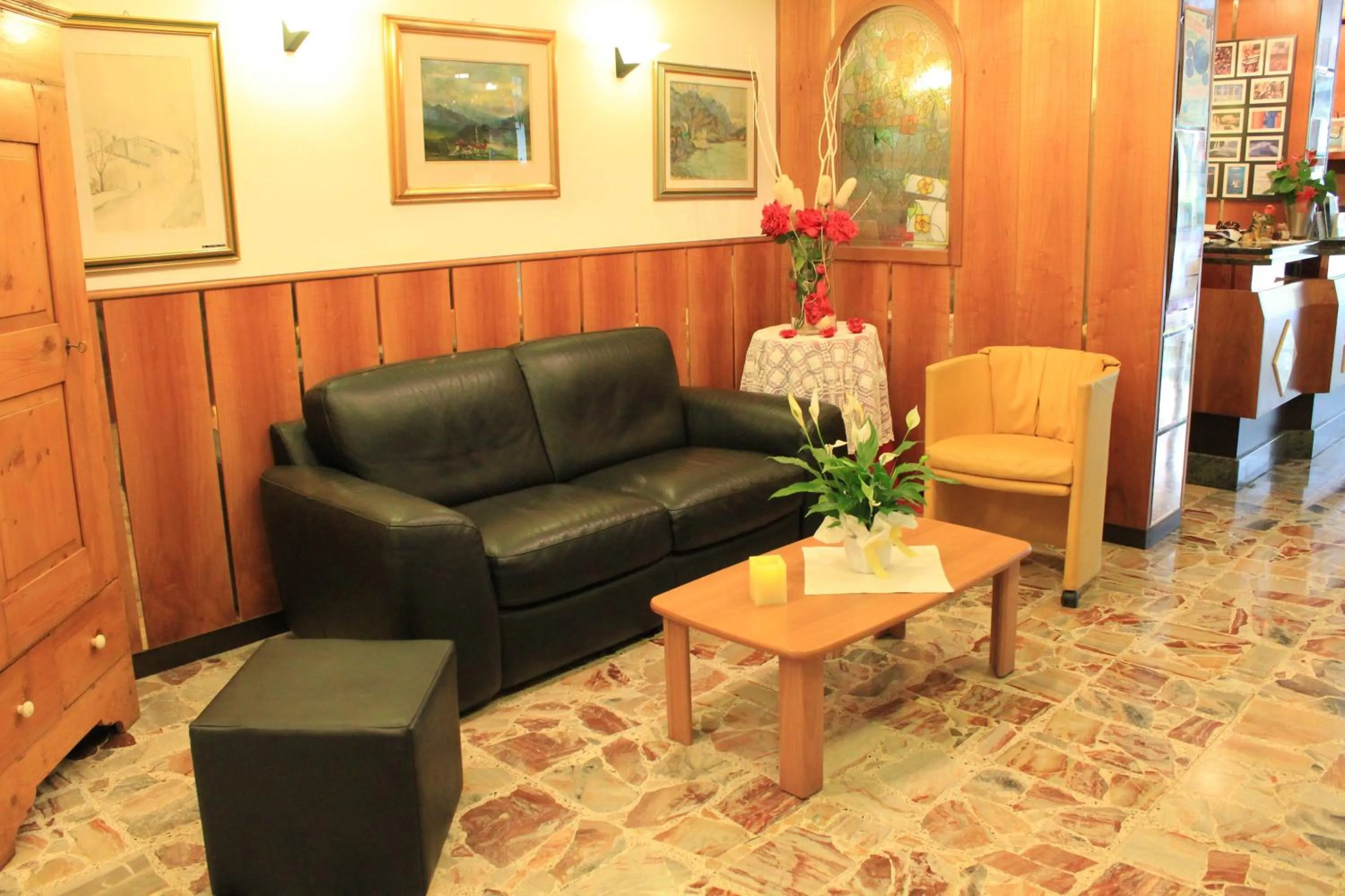 Lobby or reception in Hotel Angelini