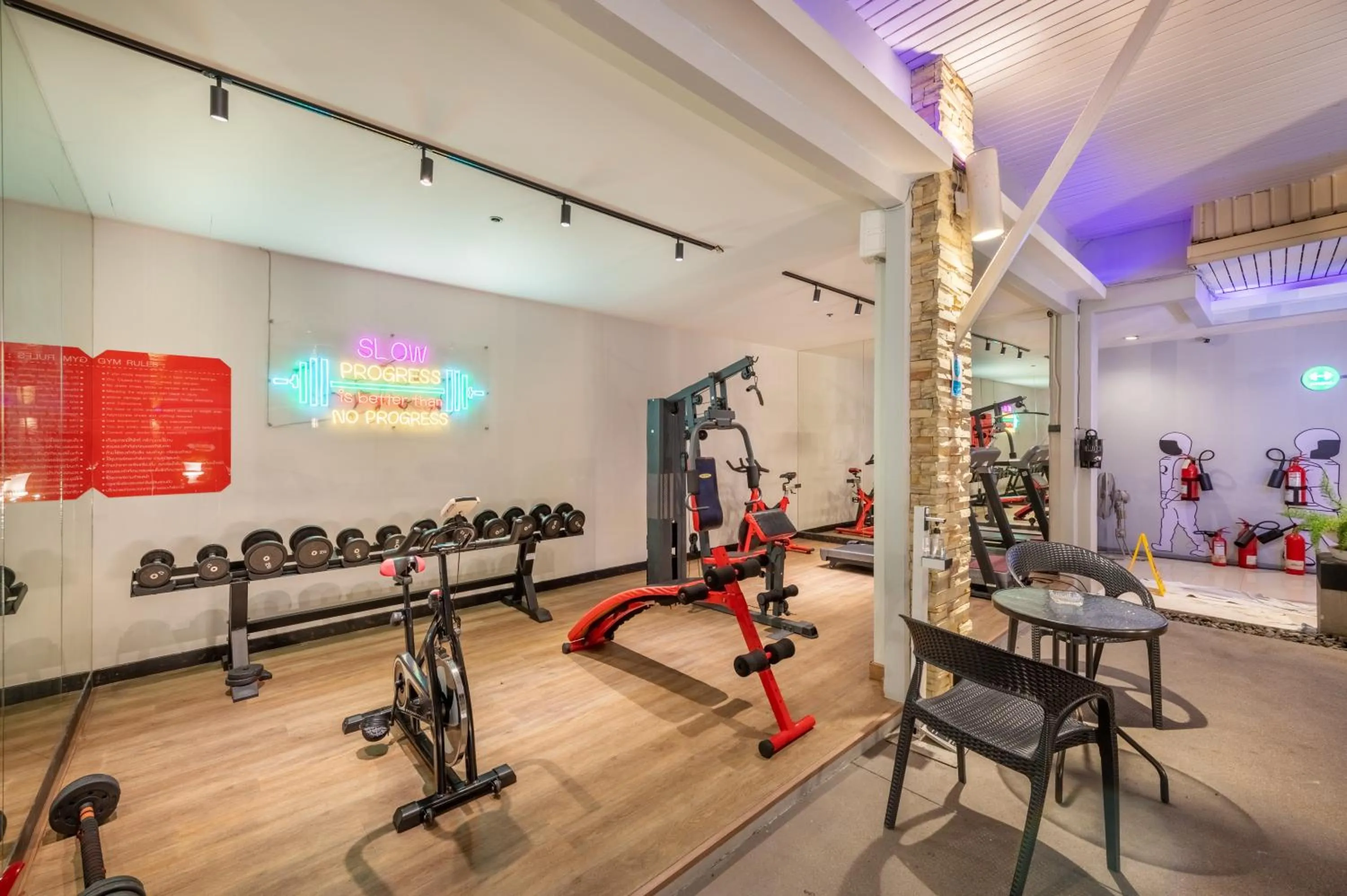 Fitness centre/facilities in Qiu Hotel Sukhumvit - BTS On Nut Station