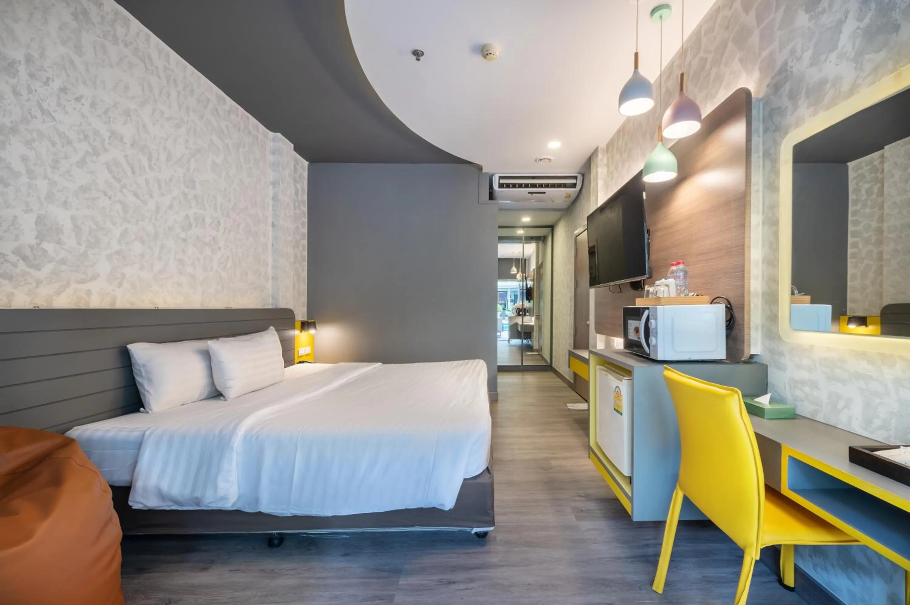 Bed in Qiu Hotel Sukhumvit - BTS On Nut Station