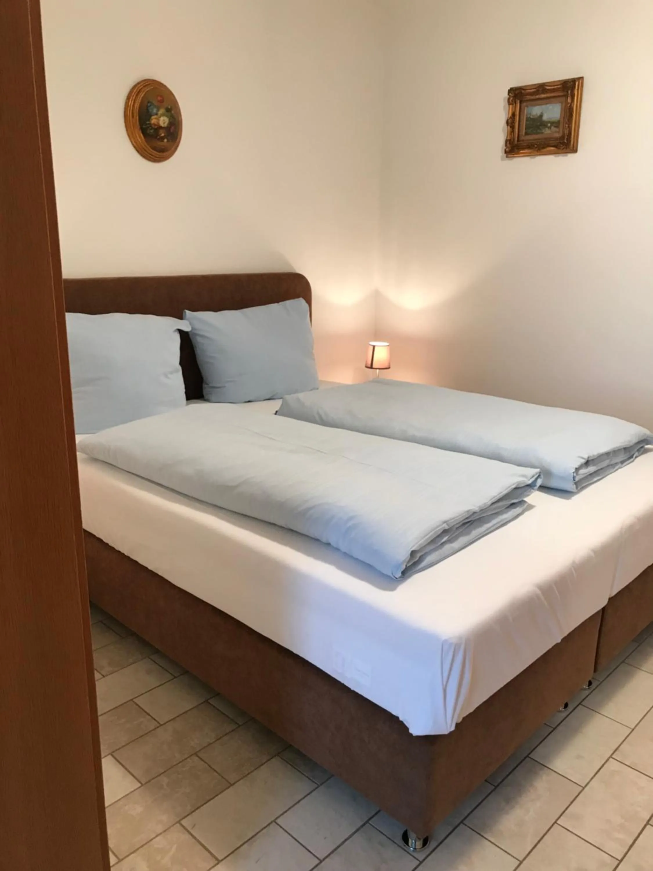 Bed in Stadt Apartment