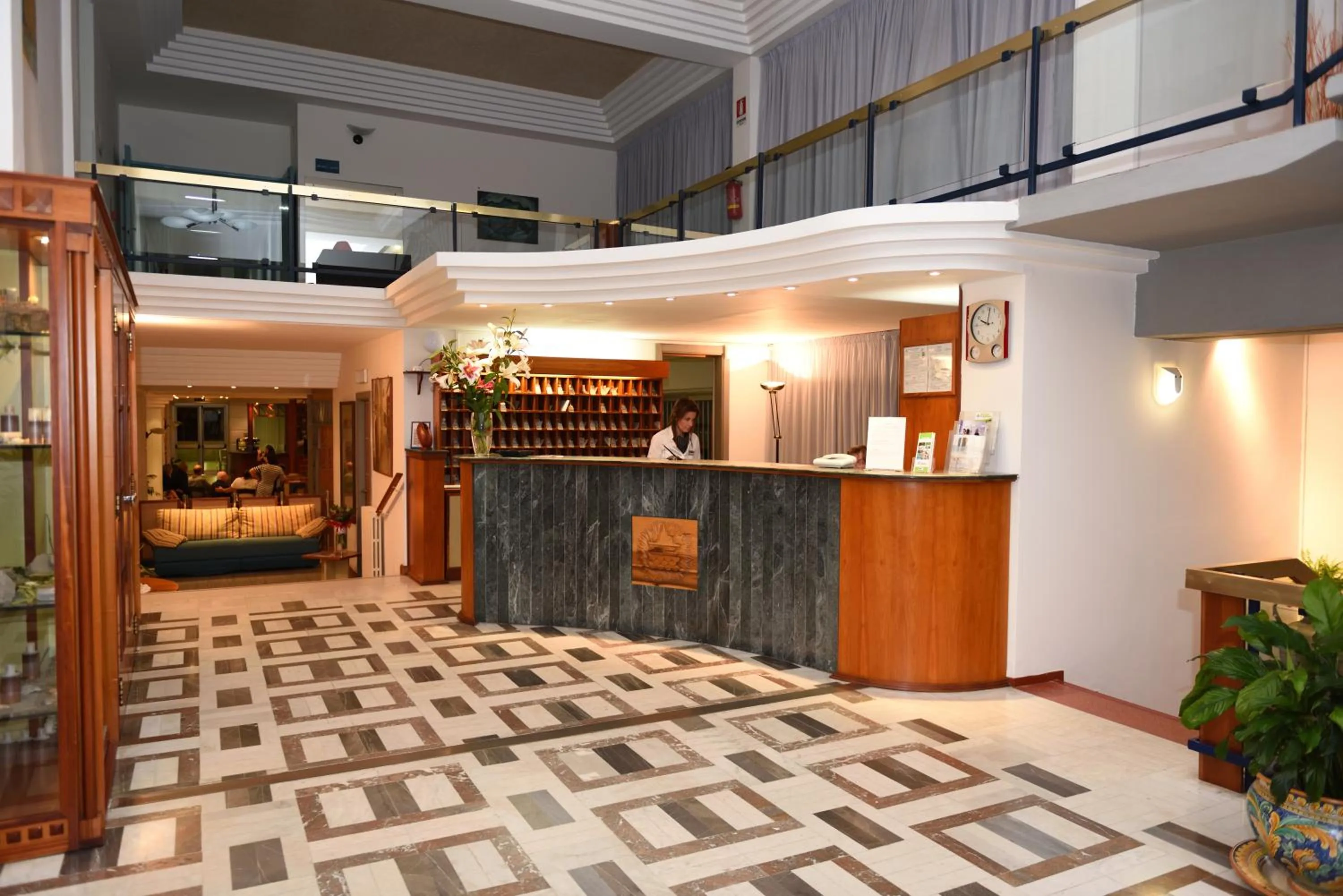 Lobby or reception in Grand Hotel Delle Terme
