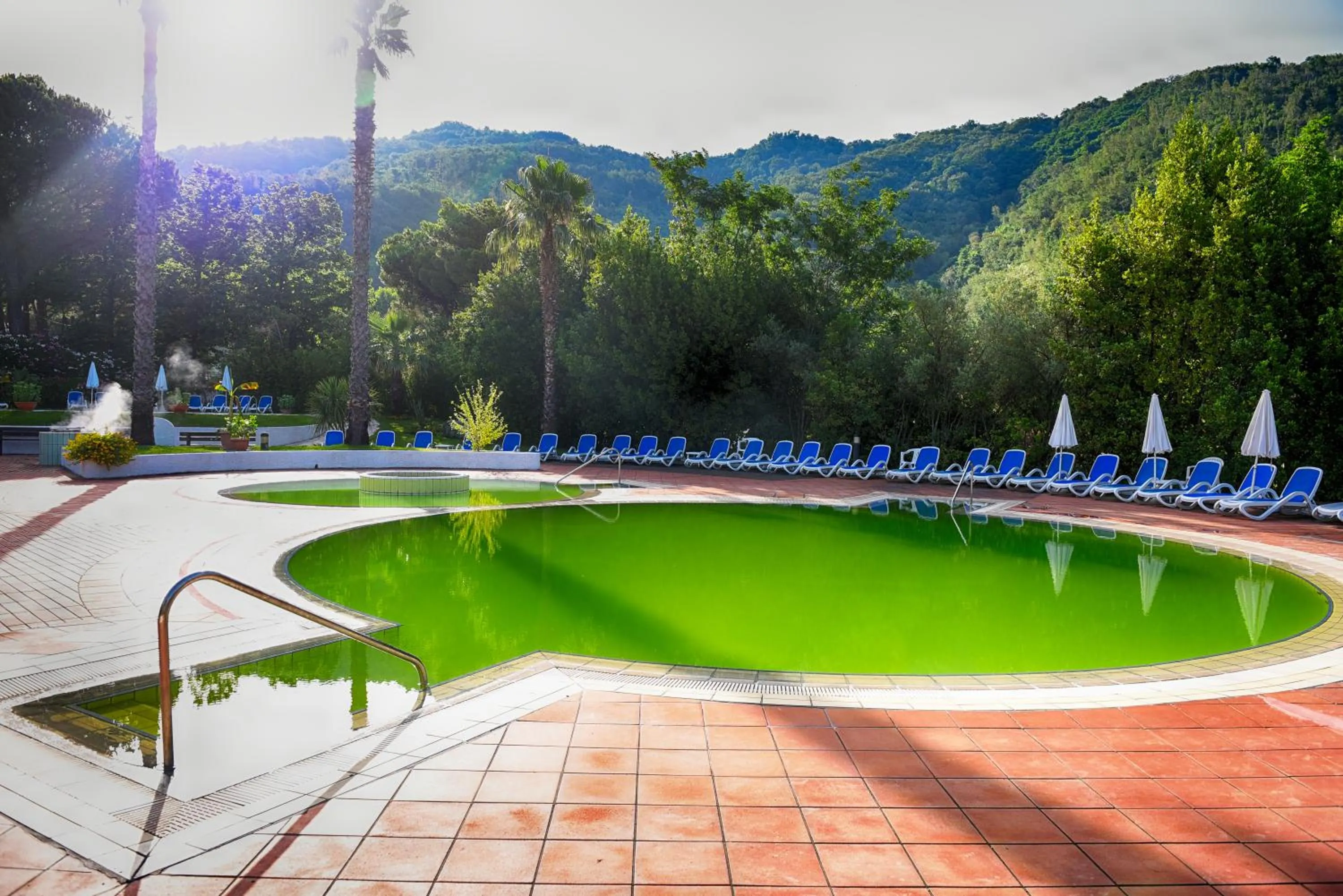 Swimming pool in Grand Hotel Delle Terme
