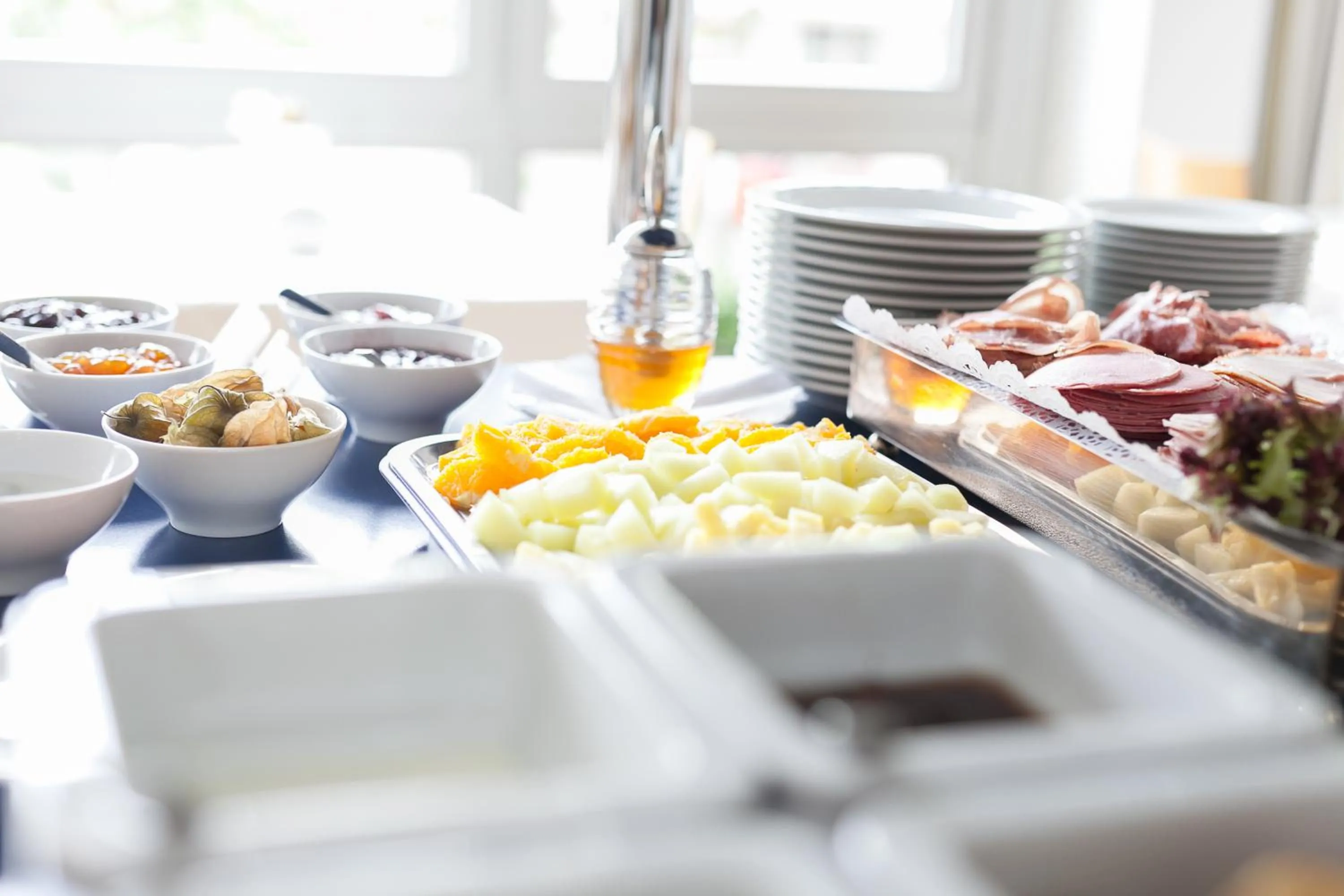 Buffet breakfast in Hotel Ambiente