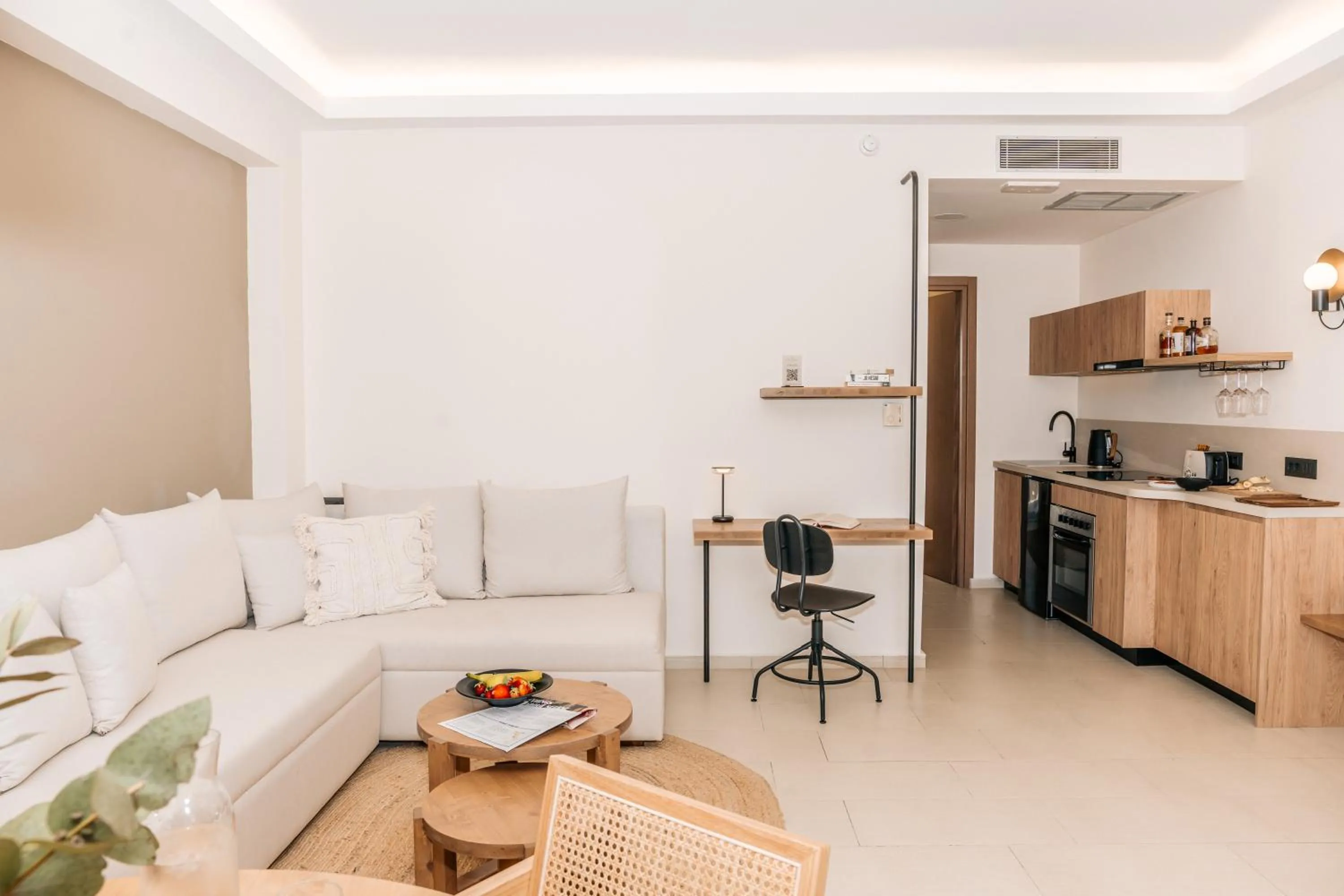 Living room in Villa Di Mare Seaside Suites