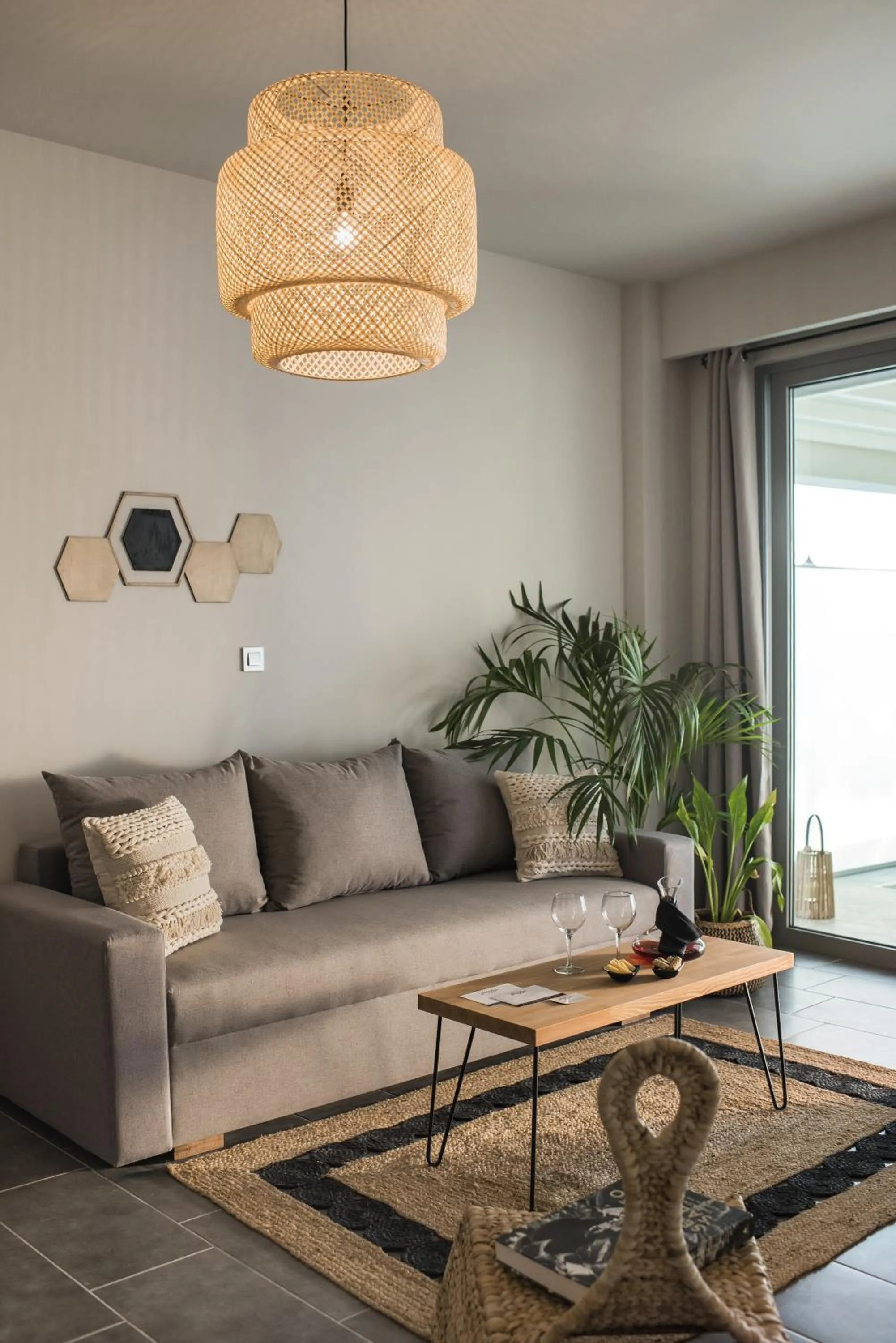 Living room in Villa Di Mare Seaside Suites